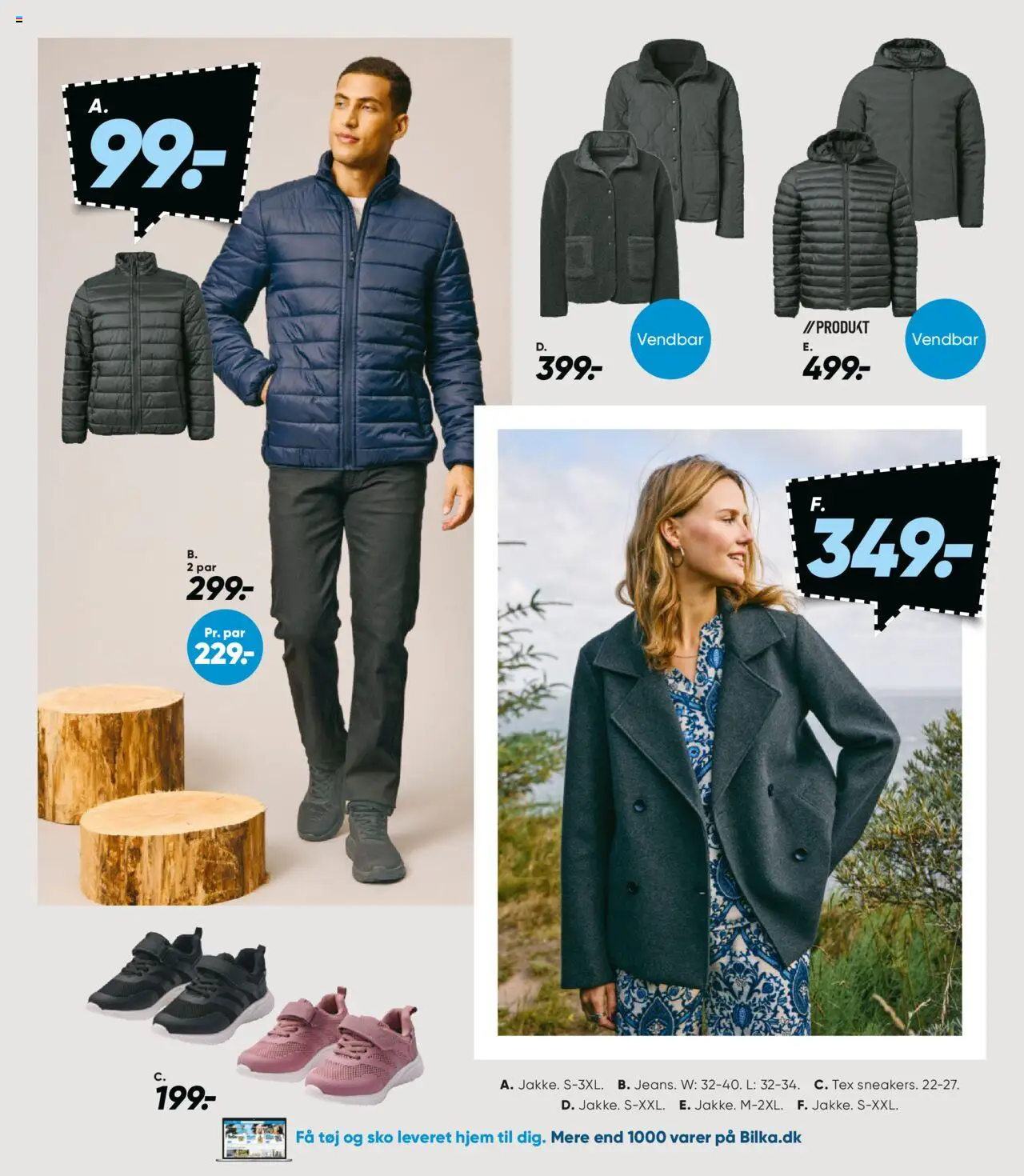 Bilka tilbudsavis – gyldig fra 12.09.2025 | Side: 13 | Produkter: Sko, Tøj