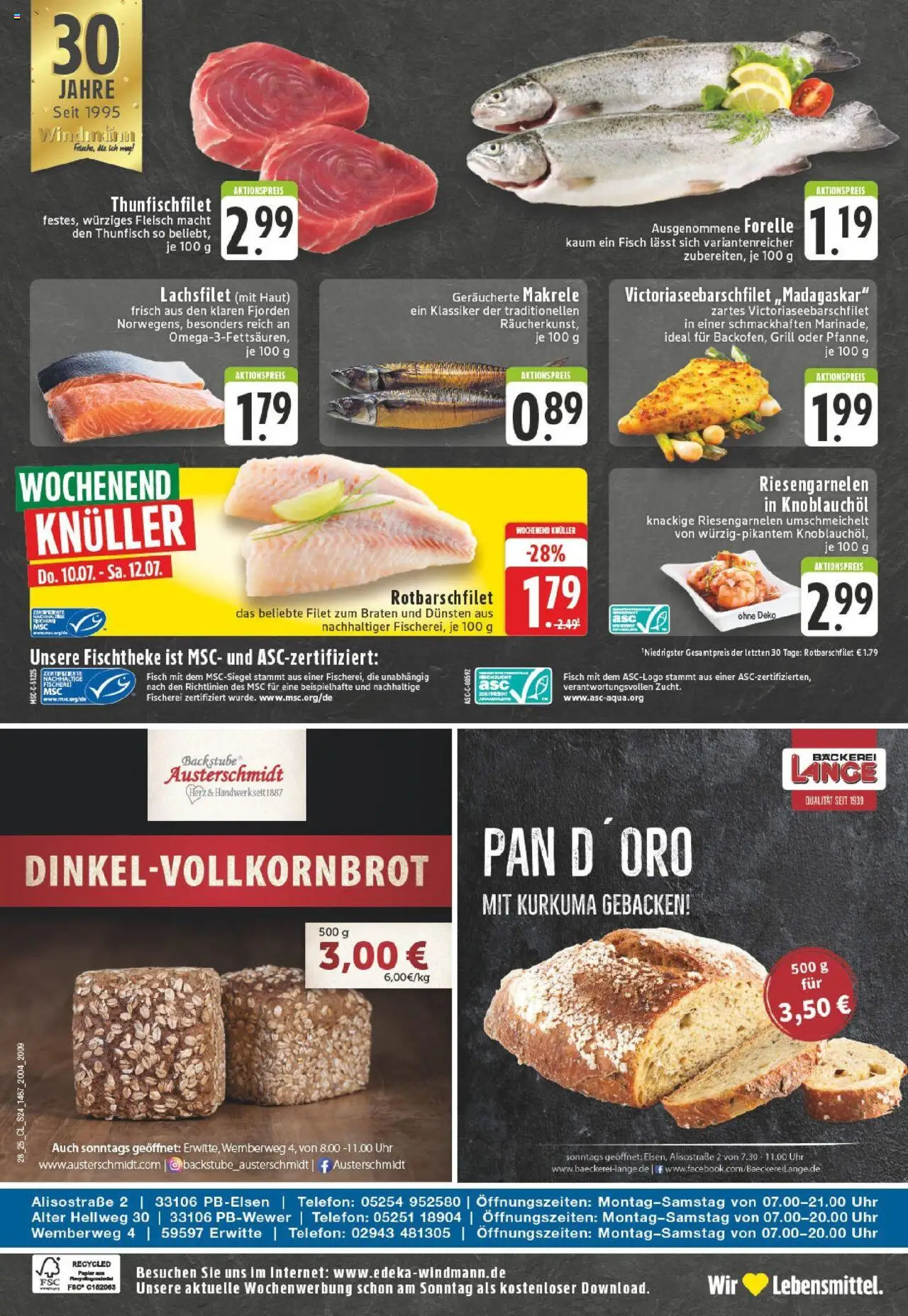Edeka prospekt Paderborn-Elsen	 - gültig ab dem 06.07.2025 | Seite: 24 | Produkte: Grill, Fisch, Fleisch, Uhr