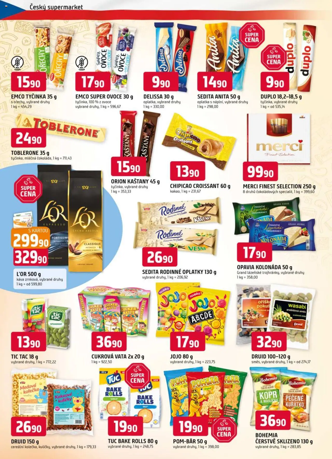 Trefa leták od 20.08.2025 | Strana: 6 | Produkty: Jojo, Kopr, L'Or, Toblerone