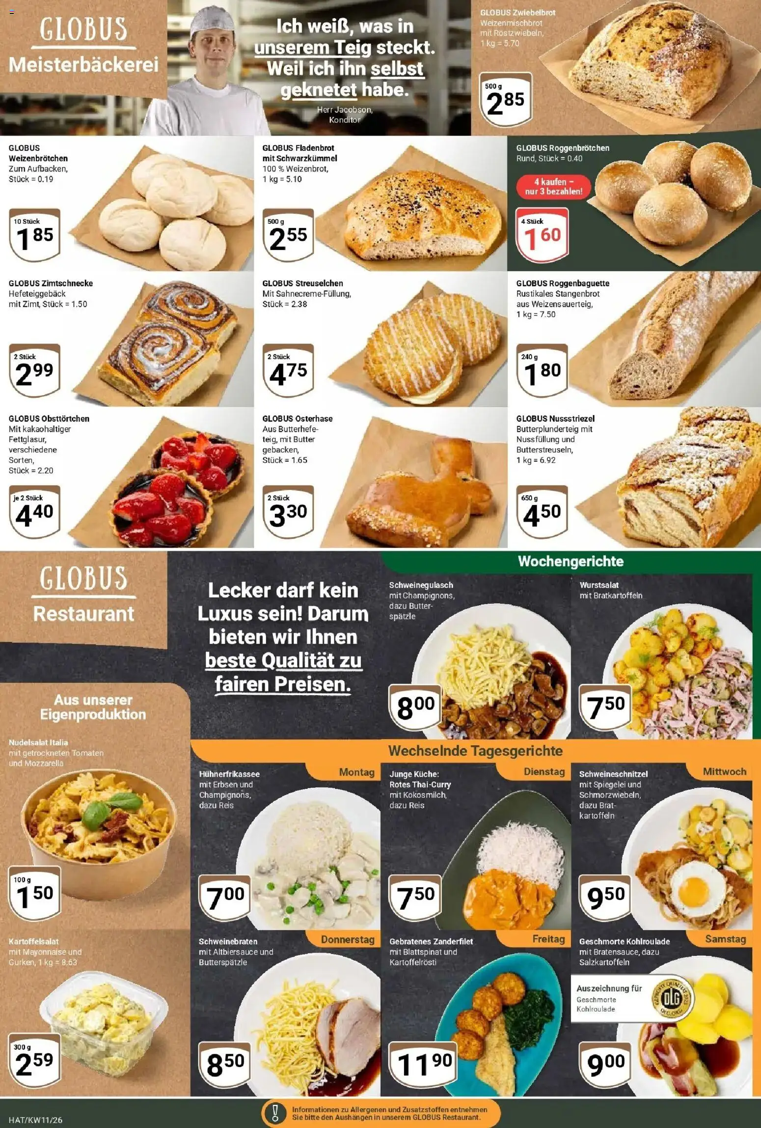 Globus prospekt Hattersheim	 – gültig ab 09.03.2026 | Seite: 8 | Produkte: Butter, Tomaten, Reis, Erbsen