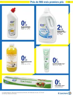 E.Leclerc - Prévisualisation de SHAMPOOING AUX CŒUFS "ECO+", Shampooing aux œufs, 750 mL. valide à partir de 13.01.2026 | Page: 15