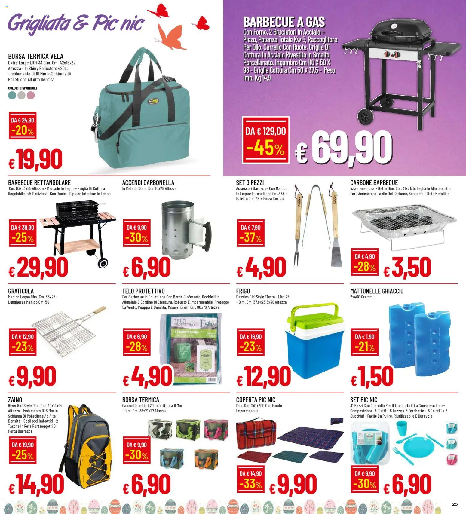 Volantino Galassia del 26.03.2026 | Pagina: 25 | Prodotti: Barbecue, Zaino, Carrello, Alluminio