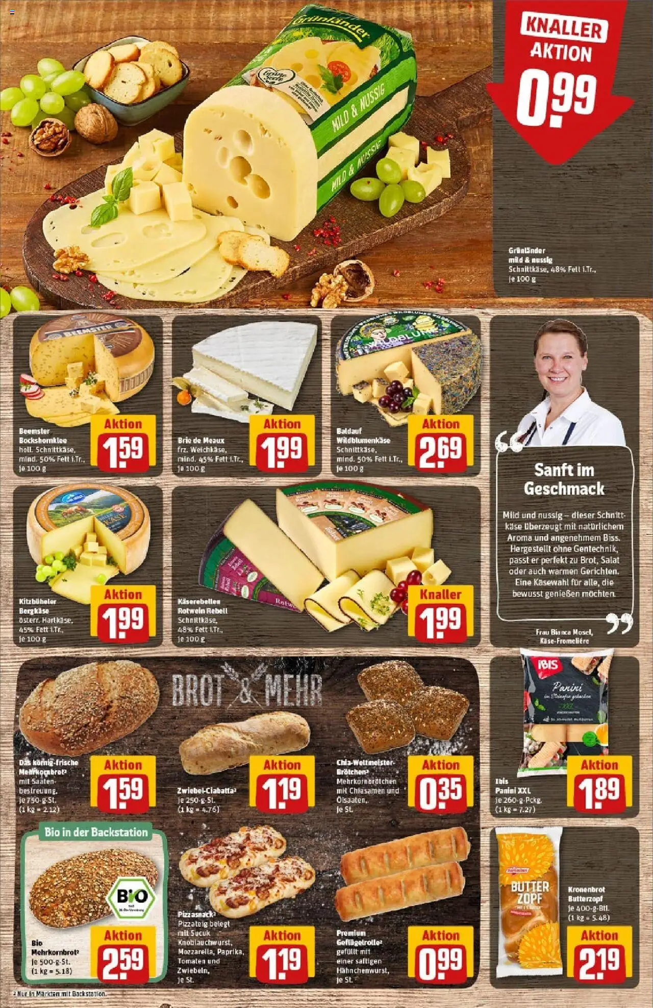 Rewe prospekt Bergneustadt	 - gültig ab dem 06.07.2025 | Seite: 13 | Produkte: Rotwein, Grunlander, Brot, Pizza