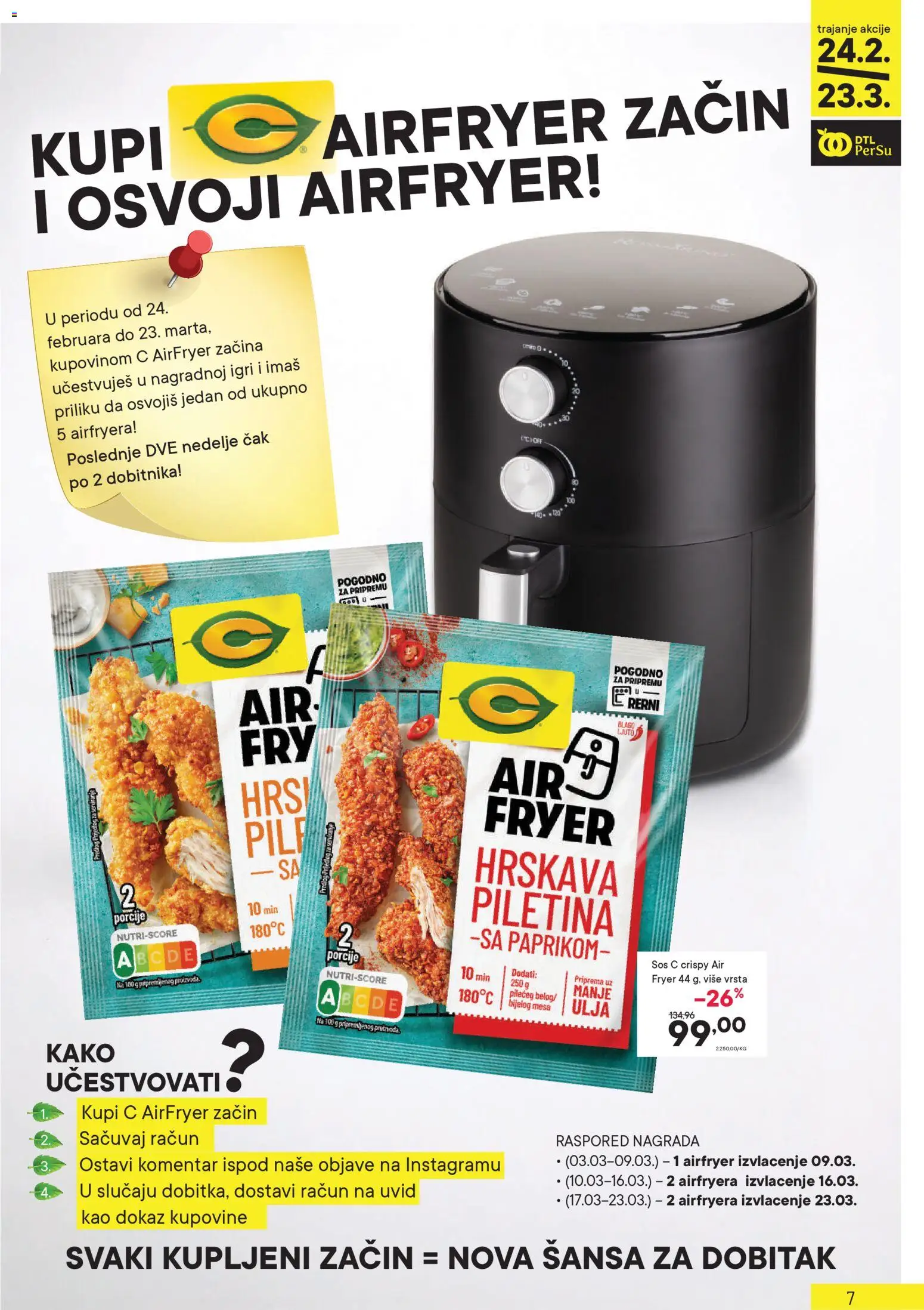 PerSu katalog - važi od 24.02.2026 | Strana: 7 | Proizvode: Sos, Piletina