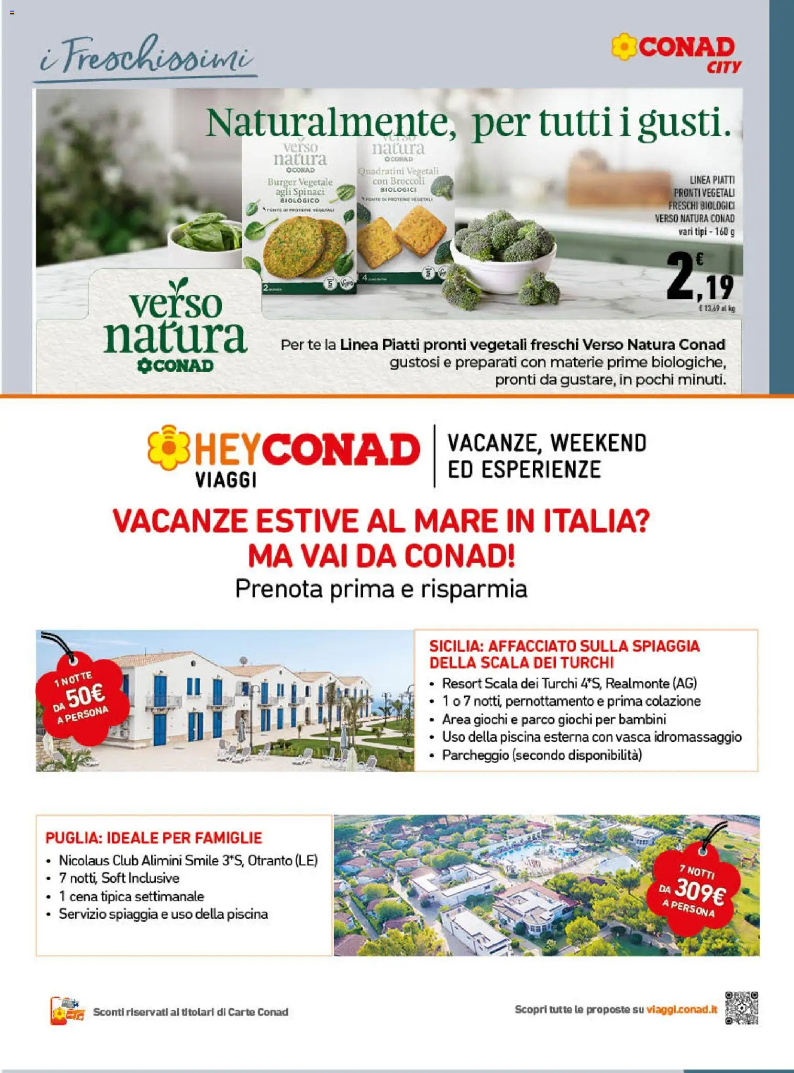 Volantino Conad del 14.01.2026 | Pagina: 11 | Prodotti: Tè, Piscina, Spinaci, Scala