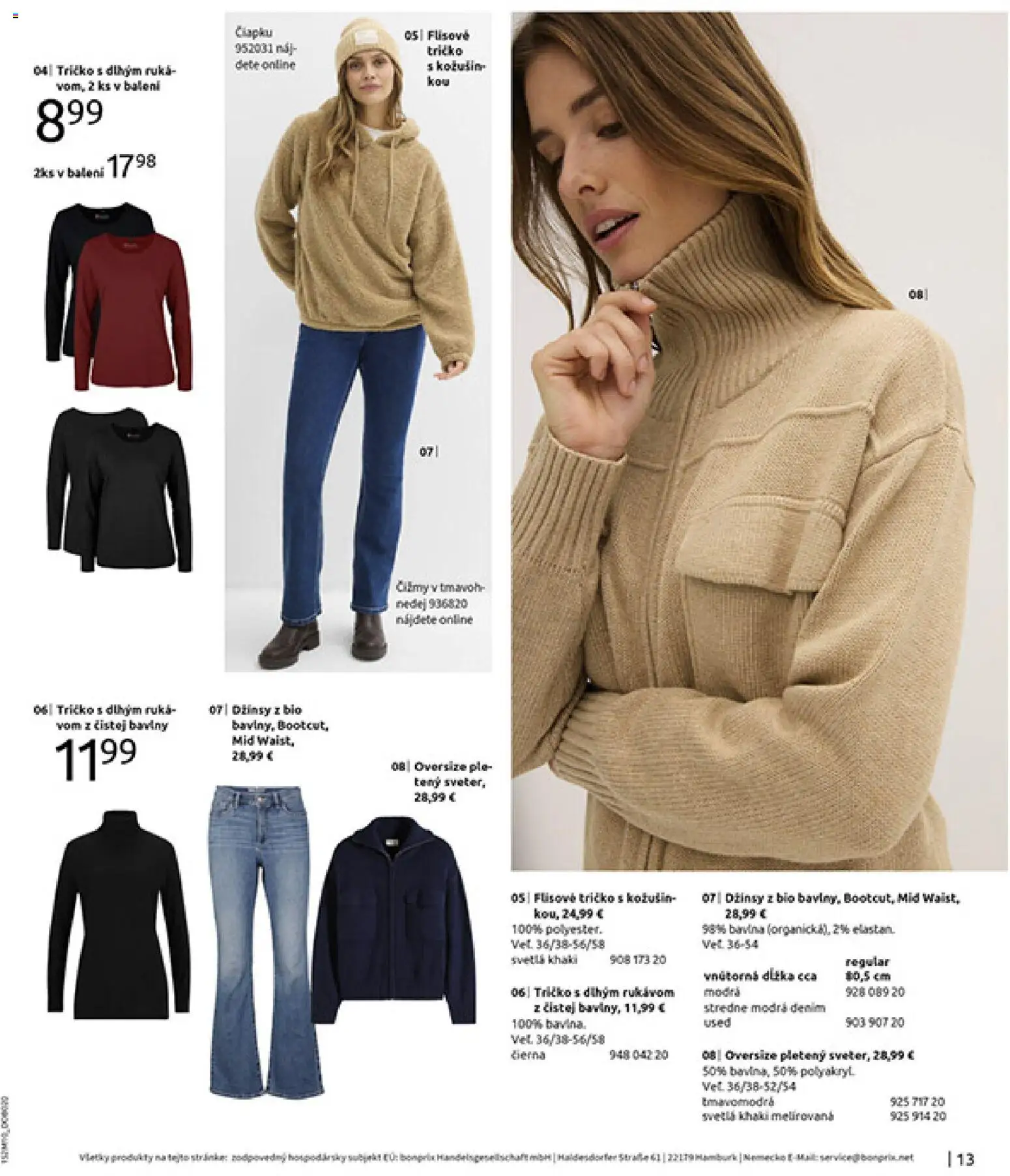 Nové Bonprix akcie – leták je platný od 24.11.2025 | Strana: 15 | Produkty: Tričko