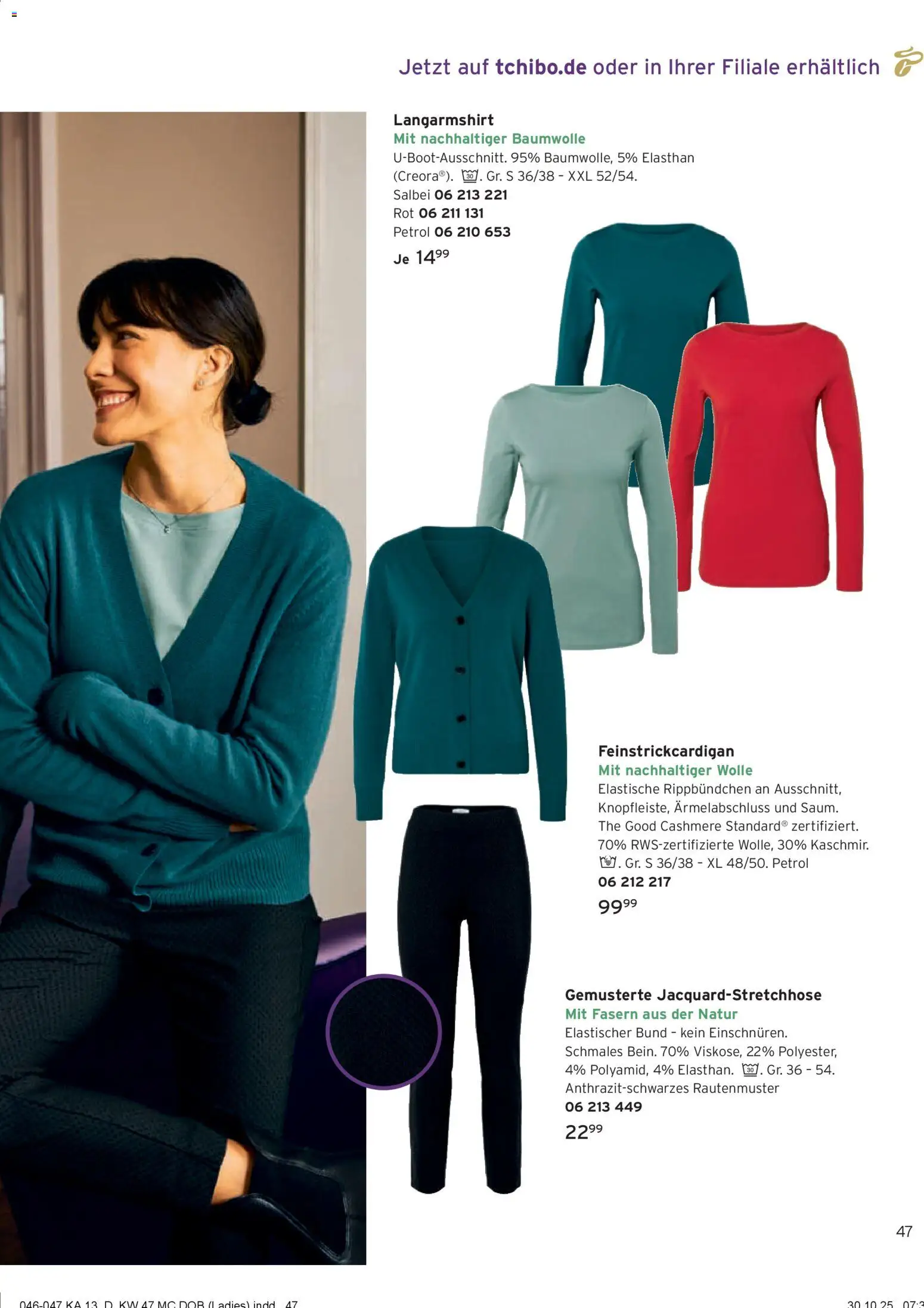 Tchibo Katalog Advent 2025 – gültig ab 14.11.2025 | Seite: 47 | Produkte: Langarmshirt