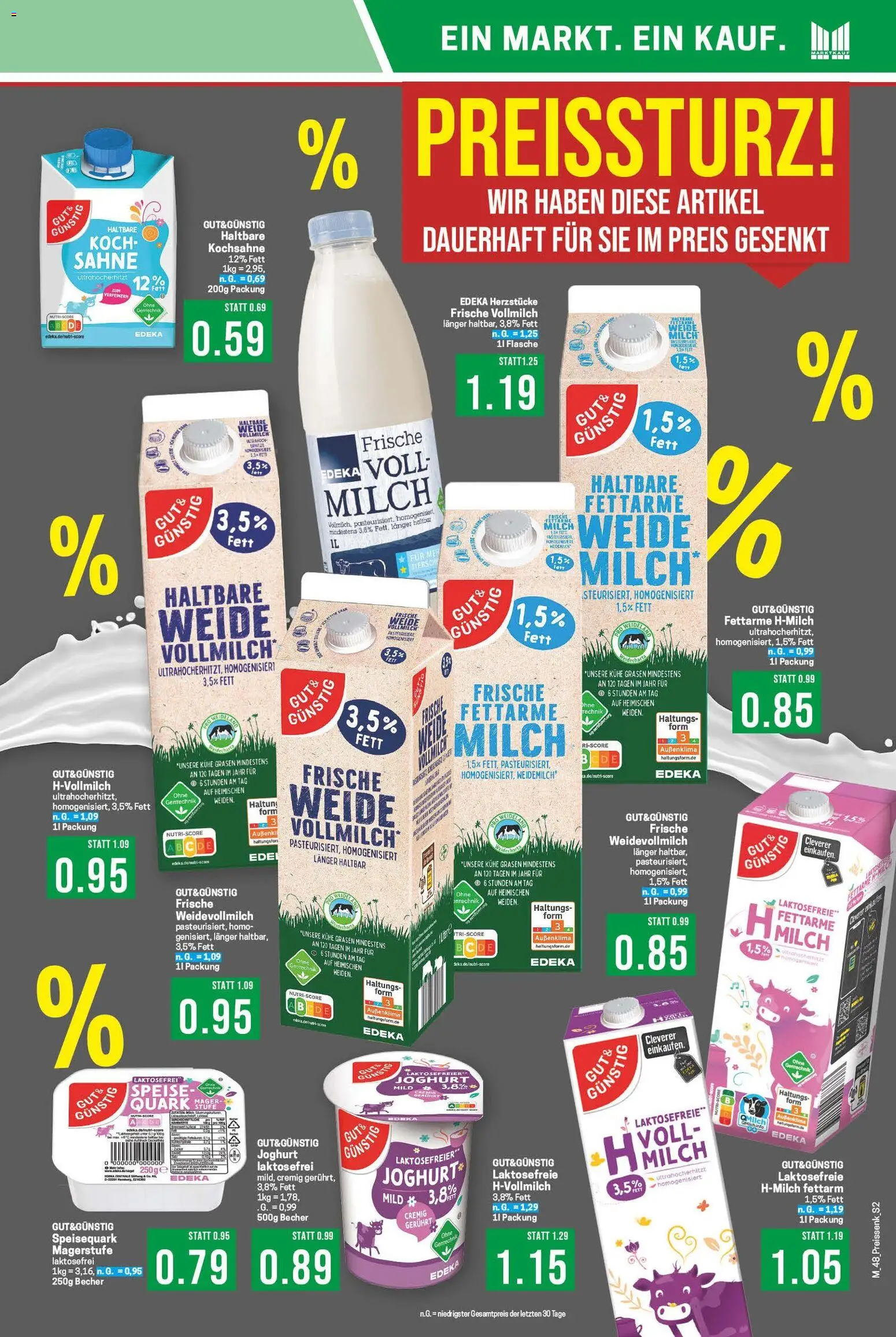 Marktkauf - Black Friday – gültig ab 24.11.2025 | Seite: 31 | Produkte: Milch, Joghurt, Sahne, Speisequark