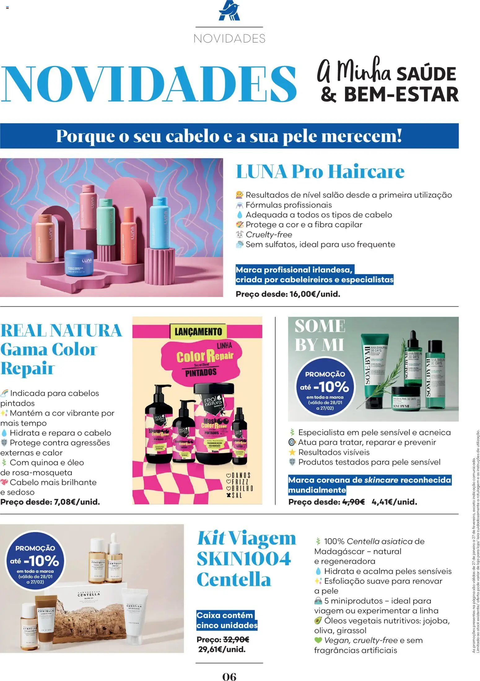 Auchan - Beleza - Especial Capilares │ válido de 01.02.2026 | Página: 6 | Produtos: Shampoo, Quinoa, Caixa, Óleo