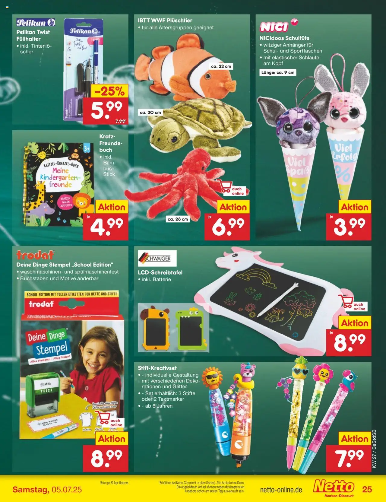 Netto Marken-Discount Prospekt 	 - gültig ab dem 30.06.2025 | Seite: 33 | Produkte: Batterie, Tablet