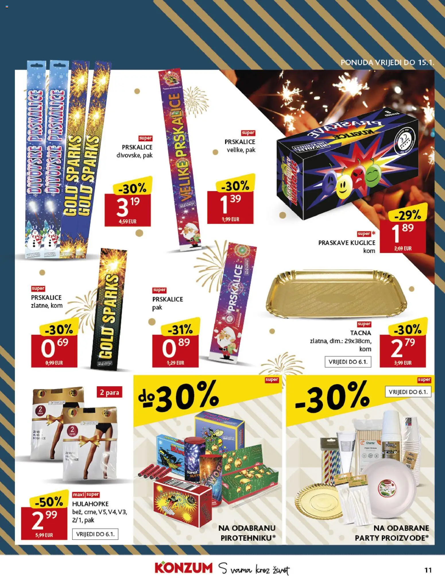 Konzum HR akciós ujság - amely érvényes a következő dátumtól: 27.12.2025 | Oldal: 11