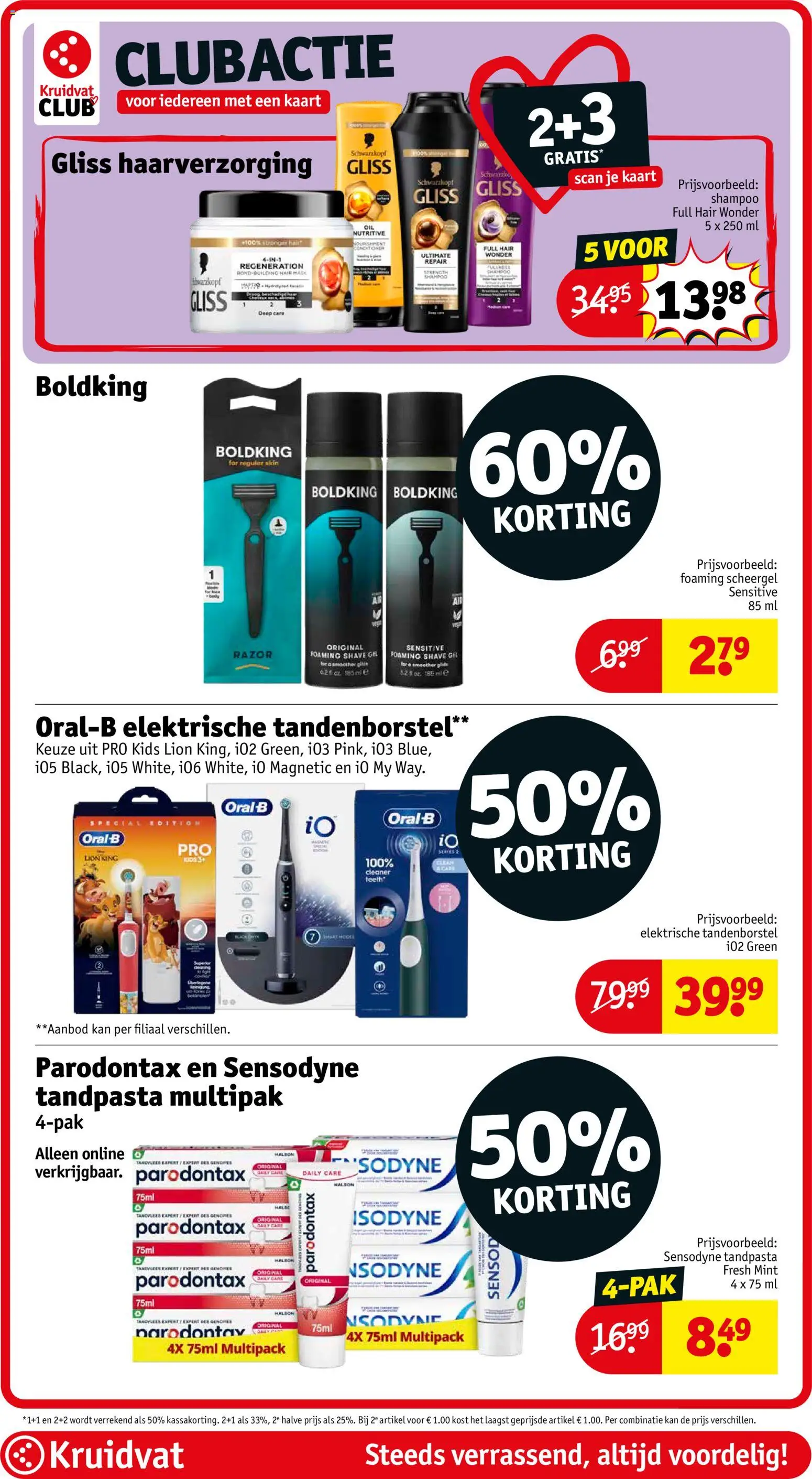 {H1} | Pagina: 48 | Producten: Tandenborstel, Kan, Elektrische tandenborstel, Shampoo