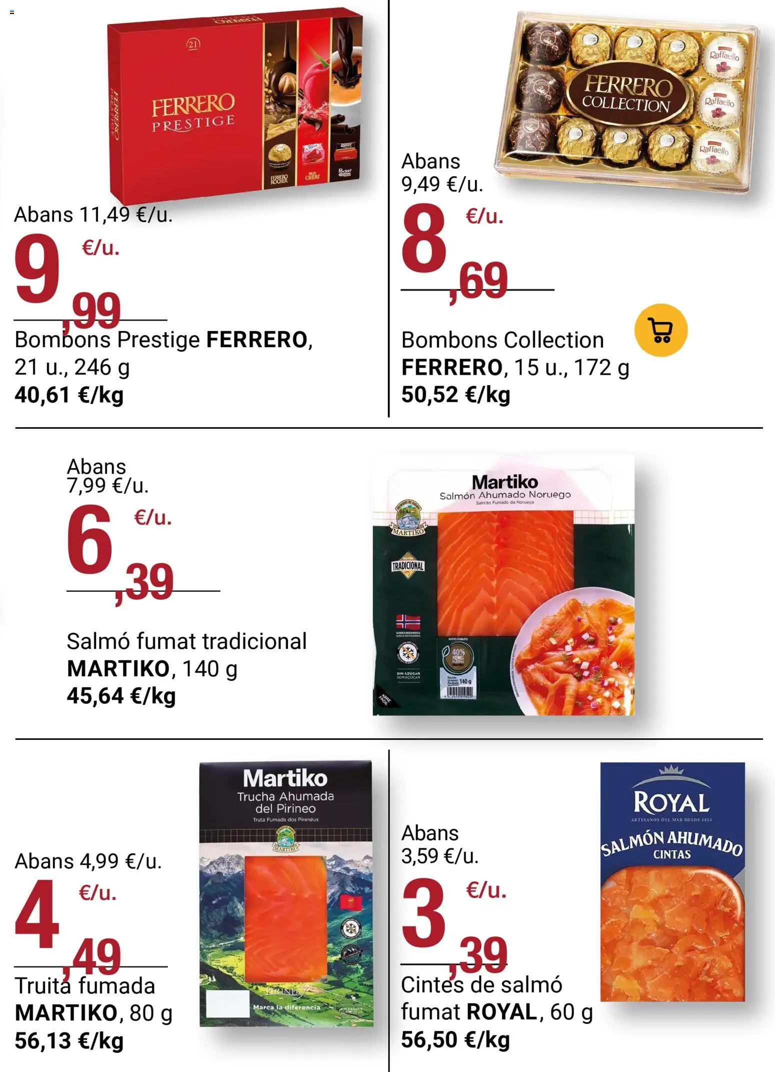 Bonpreu folleto │ válido desde el 02.12.2025 | Página: 71 | Productos: Salmón ahumado