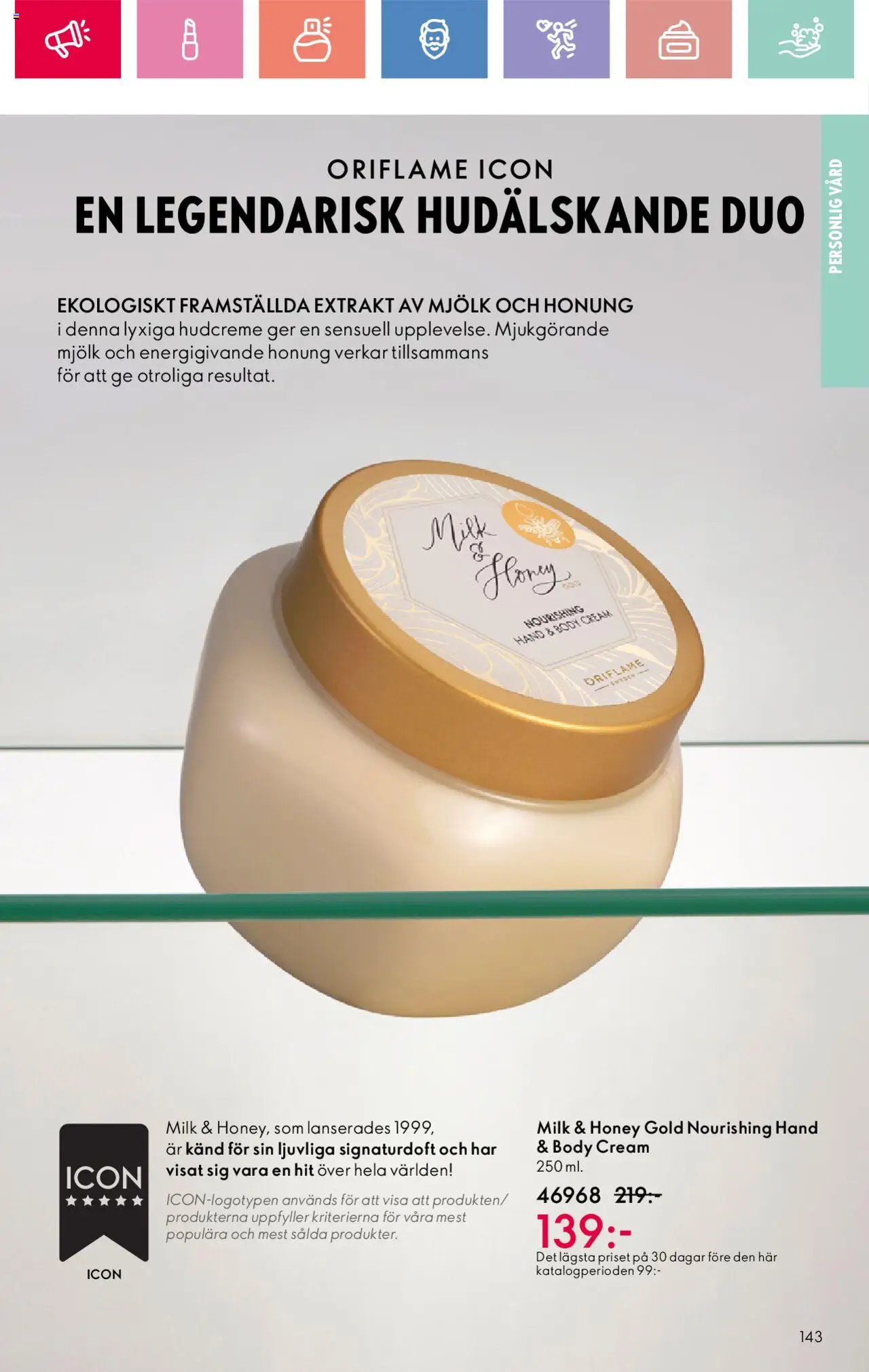 Oriflame reklamblad aktuell från 01.06.2025 | Sida: 143 | Produkter: Mjölk