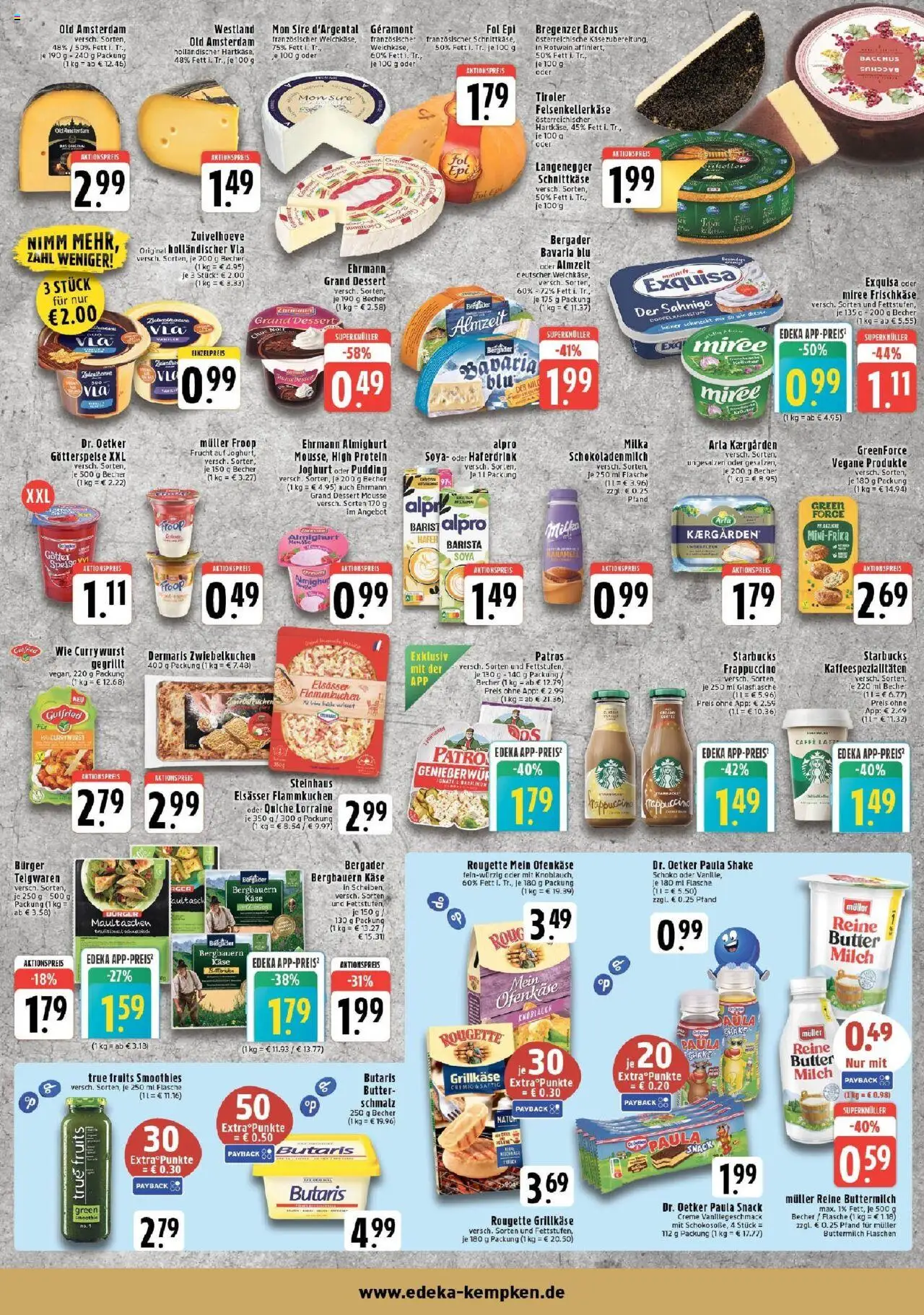 Edeka prospekt Krefeld	 - gültig ab dem 11.08.2025 | Seite: 5 | Produkte: Milch, Butter, Ehrmann grand dessert, Pudding