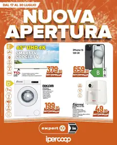 Anteprima del volantino Ipercoop Expert Nuova Apertura - Cantù catalogo valido a partire dal 17.07.2025