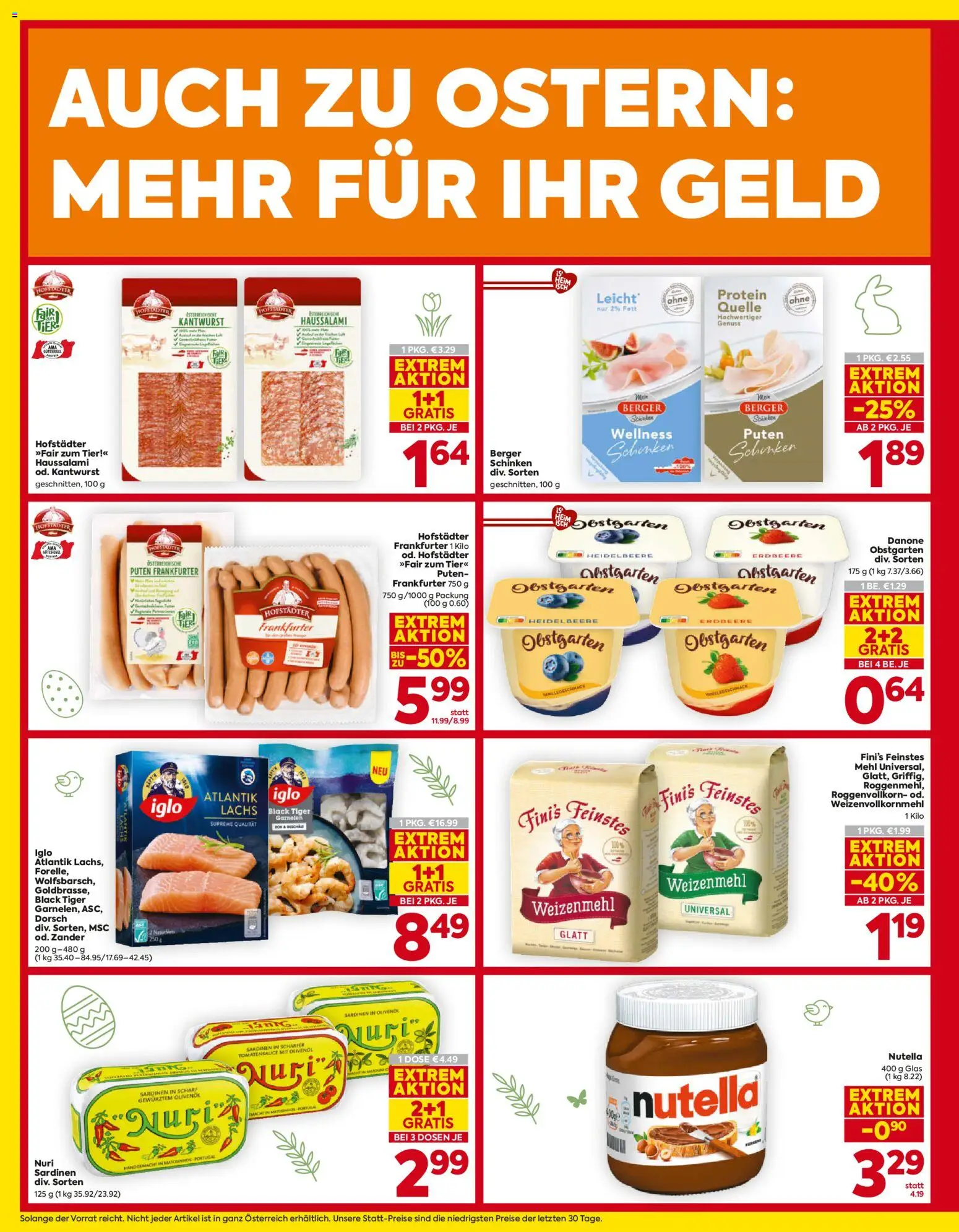 Billa Flugblatt - Tirol gültig ab 26.03.2026 | Seite: 4 | Produkte: Schinken