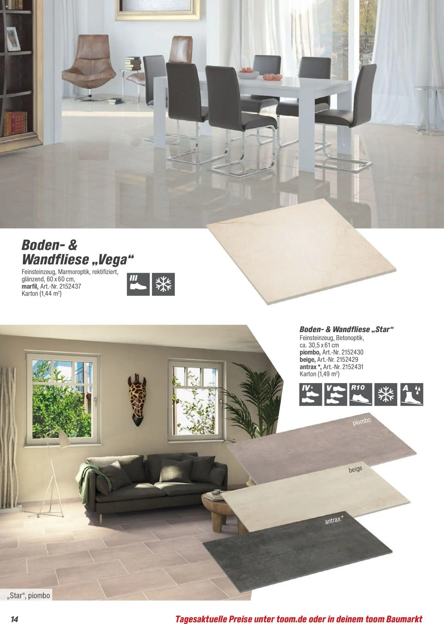 Toom Baumarkt Fliesen & Zubehör 2026 – gültig ab 01.01.2026 | Seite: 14
