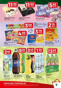 Top Market Gazetka od 22.05.2025 | Strona: 7 | Produkty: Milka, Śliwki, Czekolada, Woda