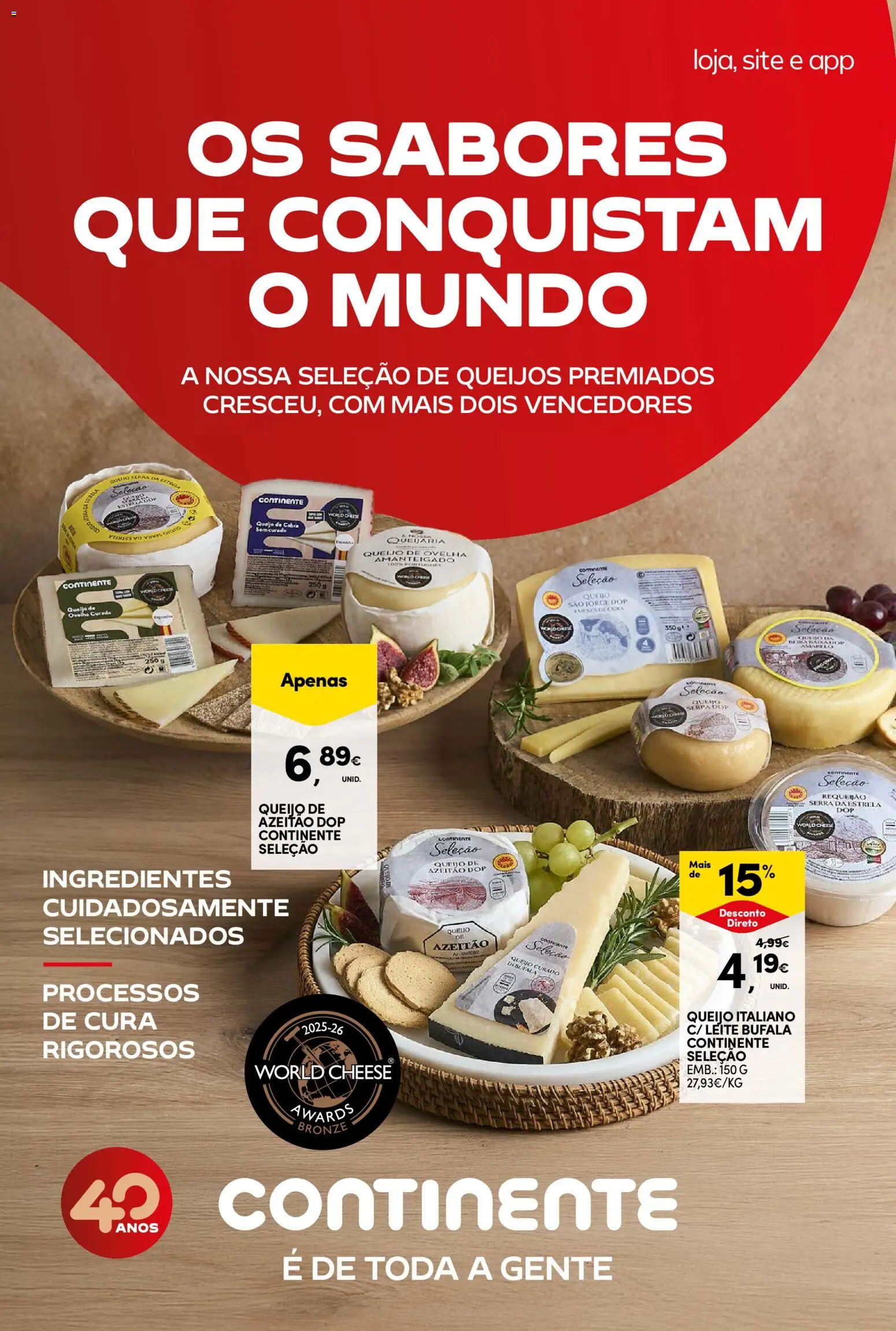 Continente Semanal Continente Bom Dia │ válido de 16.12.2025 | Página: 7 | Produtos: Leite, Queijo, Requeijão