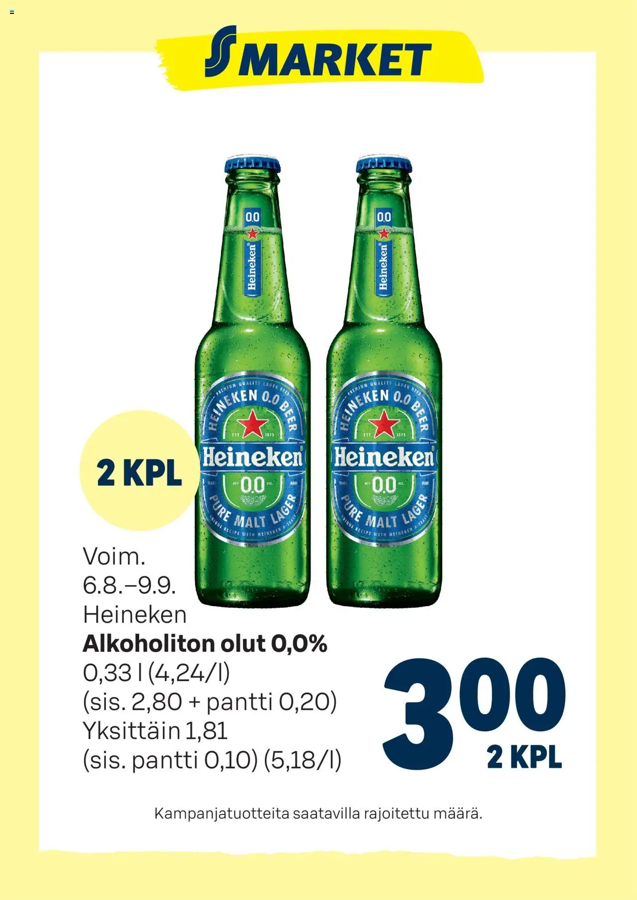  | Sivu: 1 | Tuotteet: Alkoholiton olut, Olut