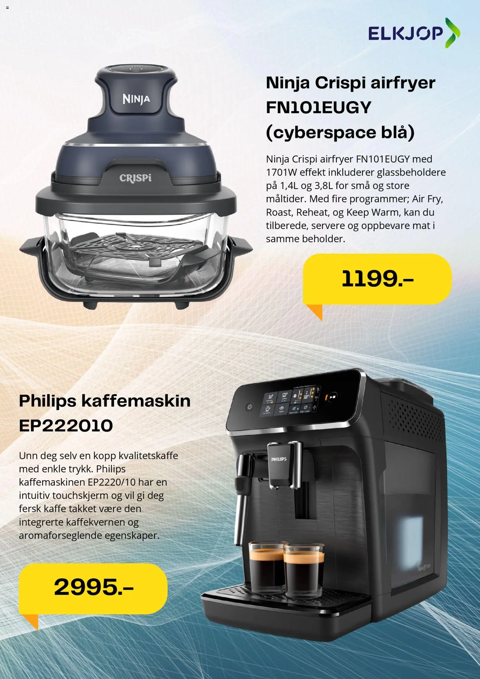 {H1} | Side: 2 | Produkter: Kaffe, Airfryer, Kaffemaskin