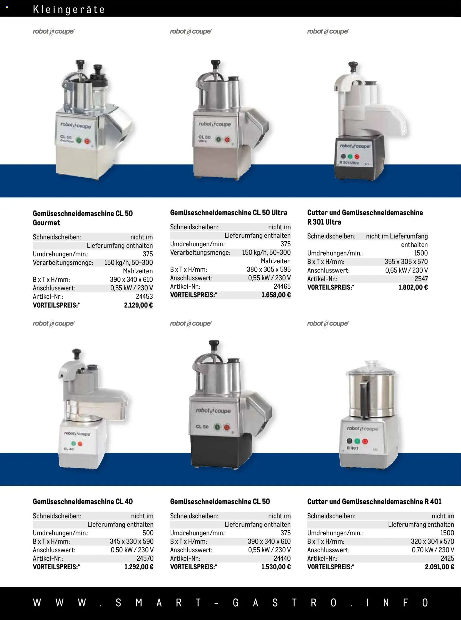 Metro Küchentechnik gültig ab 27.04.2026 | Seite: 18 | Produkte: Cutter