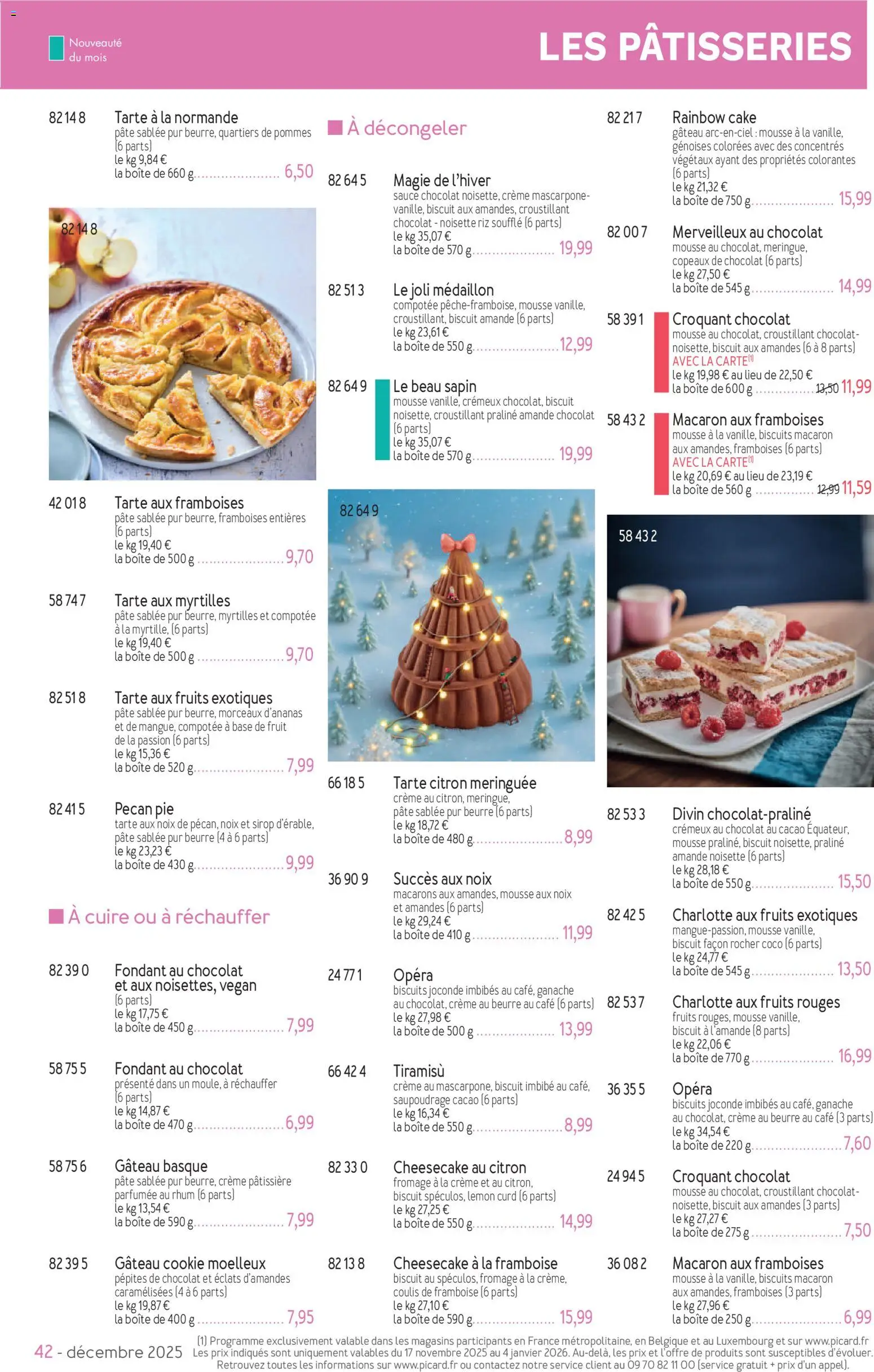 {H1} | Page: 42 | Produits: Mousse, Café, Mascarpone, Noix