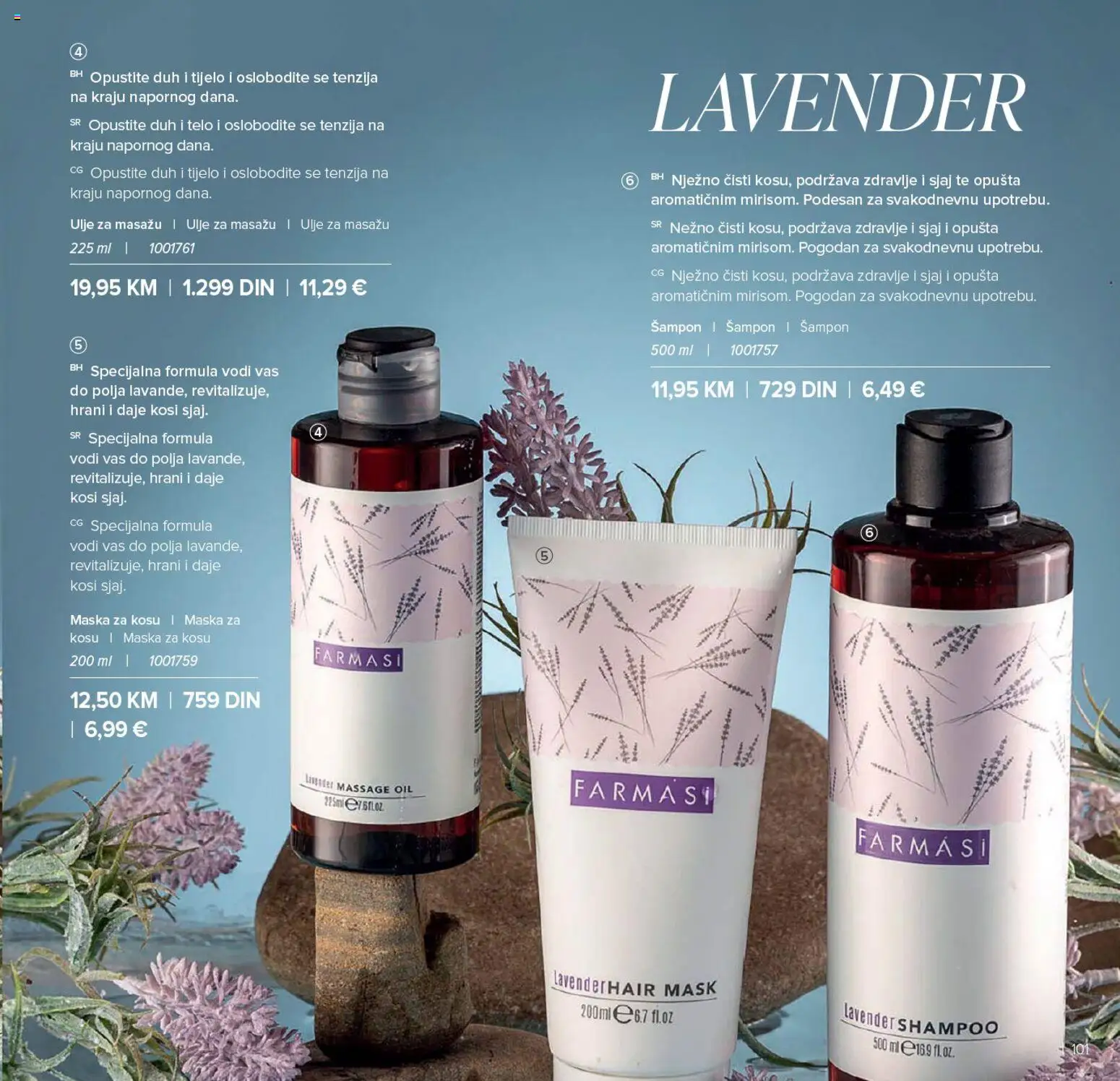 Farmasi katalog - važi od 01.01.2026 | Strana: 101 | Proizvode: Šampon, Maska za kosu, Maska, Ulje