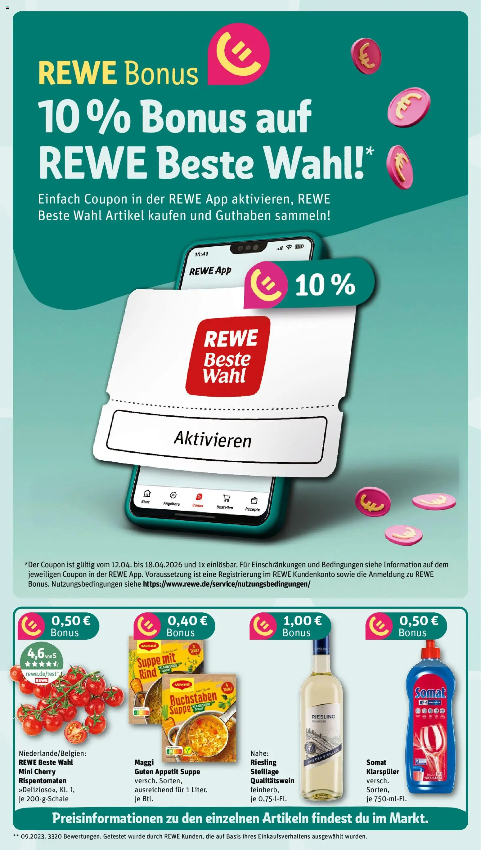 Rewe Prospekt 	 – gültig ab 13.04.2026 | Seite: 5