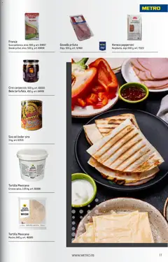 Metro Horeca - pregled Metro kataloga - važi od 01.02.2026 | Strana: 11 | Proizvode: Sos, Pečenica