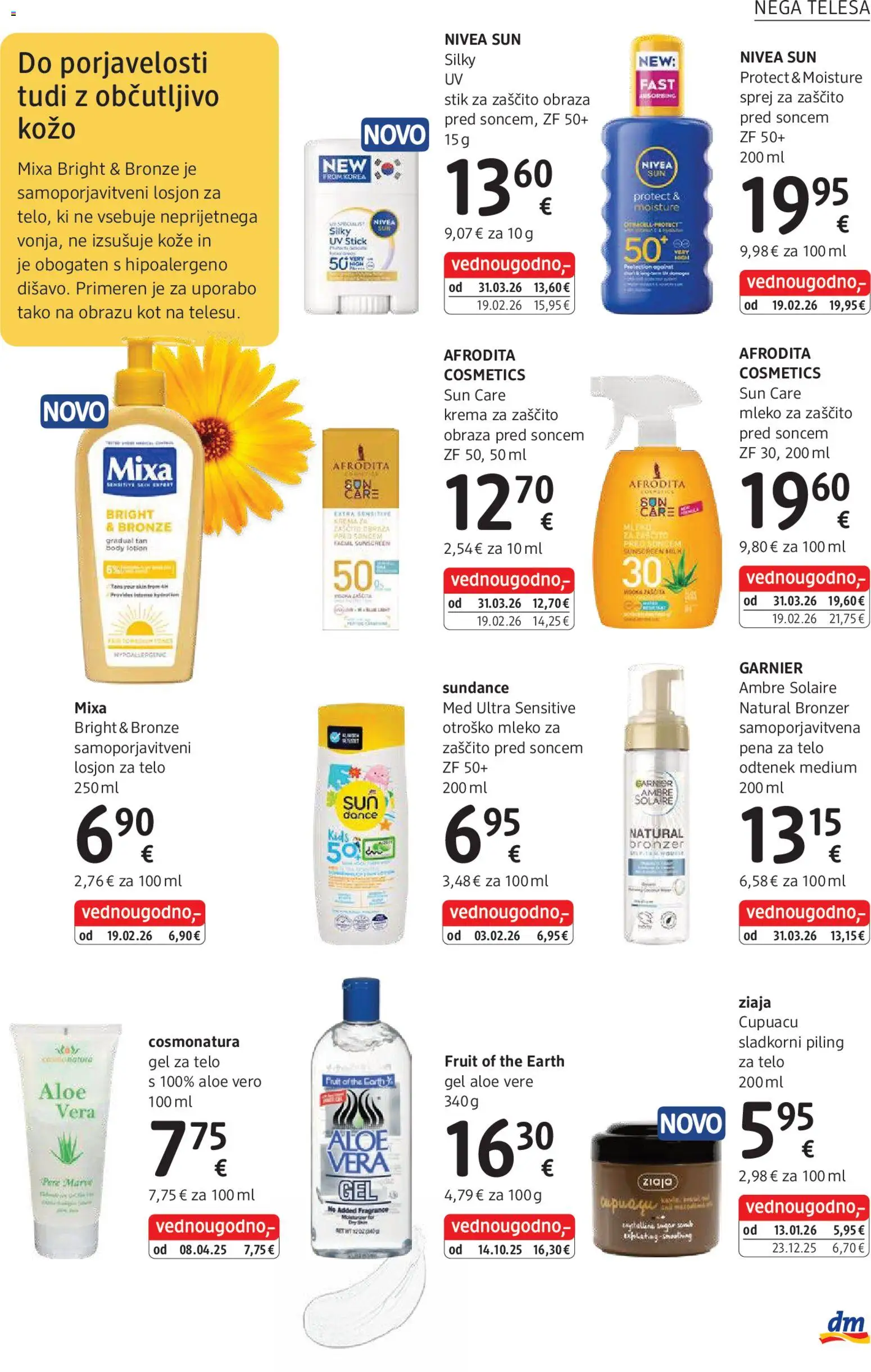 Novi DM Drogerie Markt katalog ponudbe – veljaven od 01.04.2026 | Stran: 11 | Izdelki: Bronzer, Krema, Piling, Mleko
