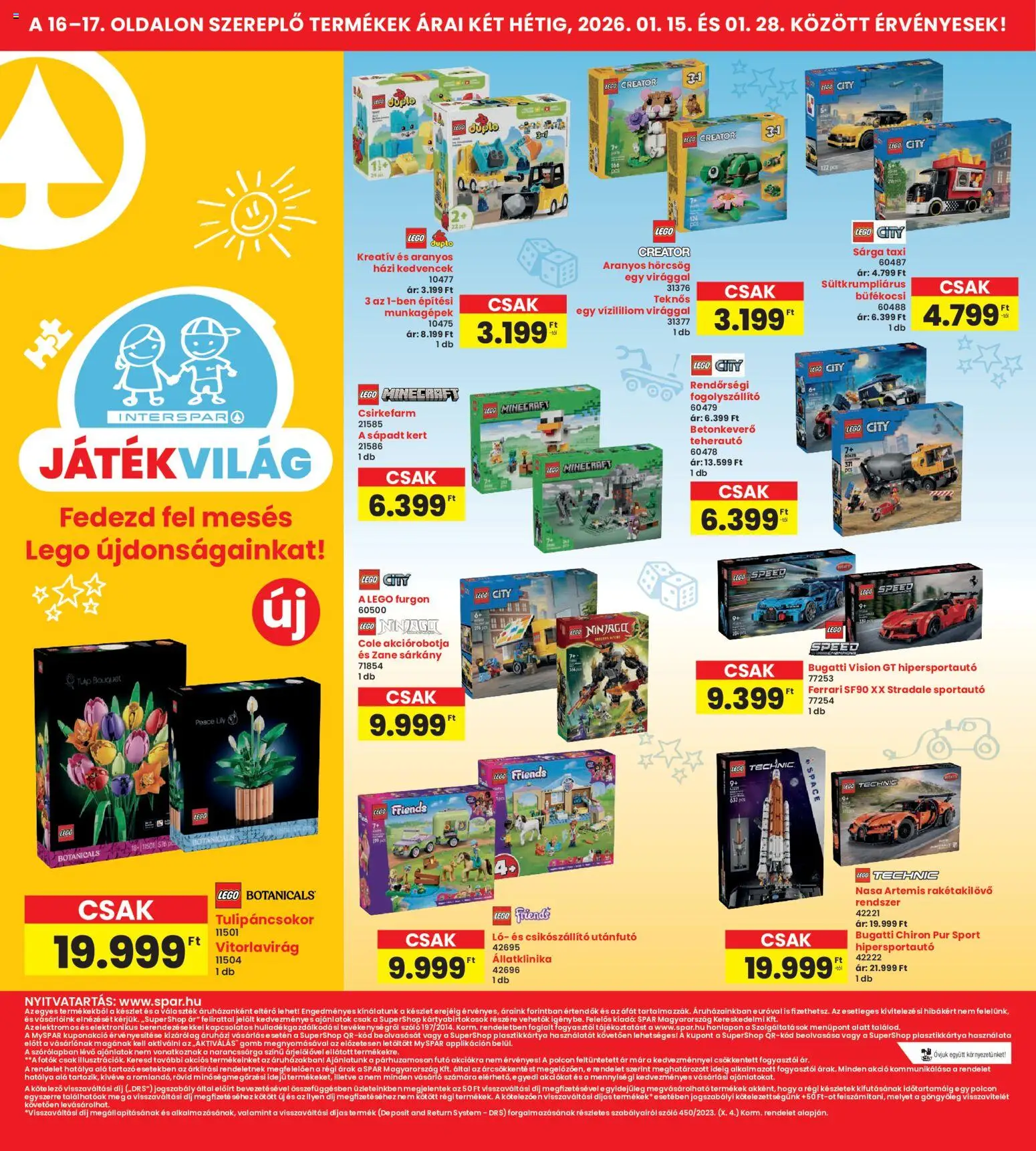 Interspar akciós ujság - amely érvényes a következő dátumtól: 15.01.2026 | Oldal: 16 | Termékek: Szőlő, PC, Betonkeverő, Utánfutó