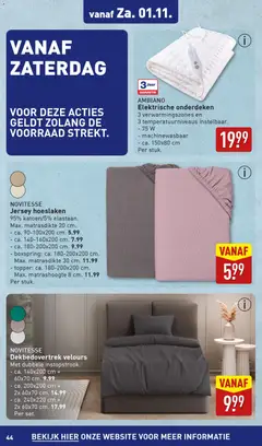 Aldi - Folder week 44 - Voorbeeld van een folder van Aldi, geldig van 27.10.2025 | Pagina: 44