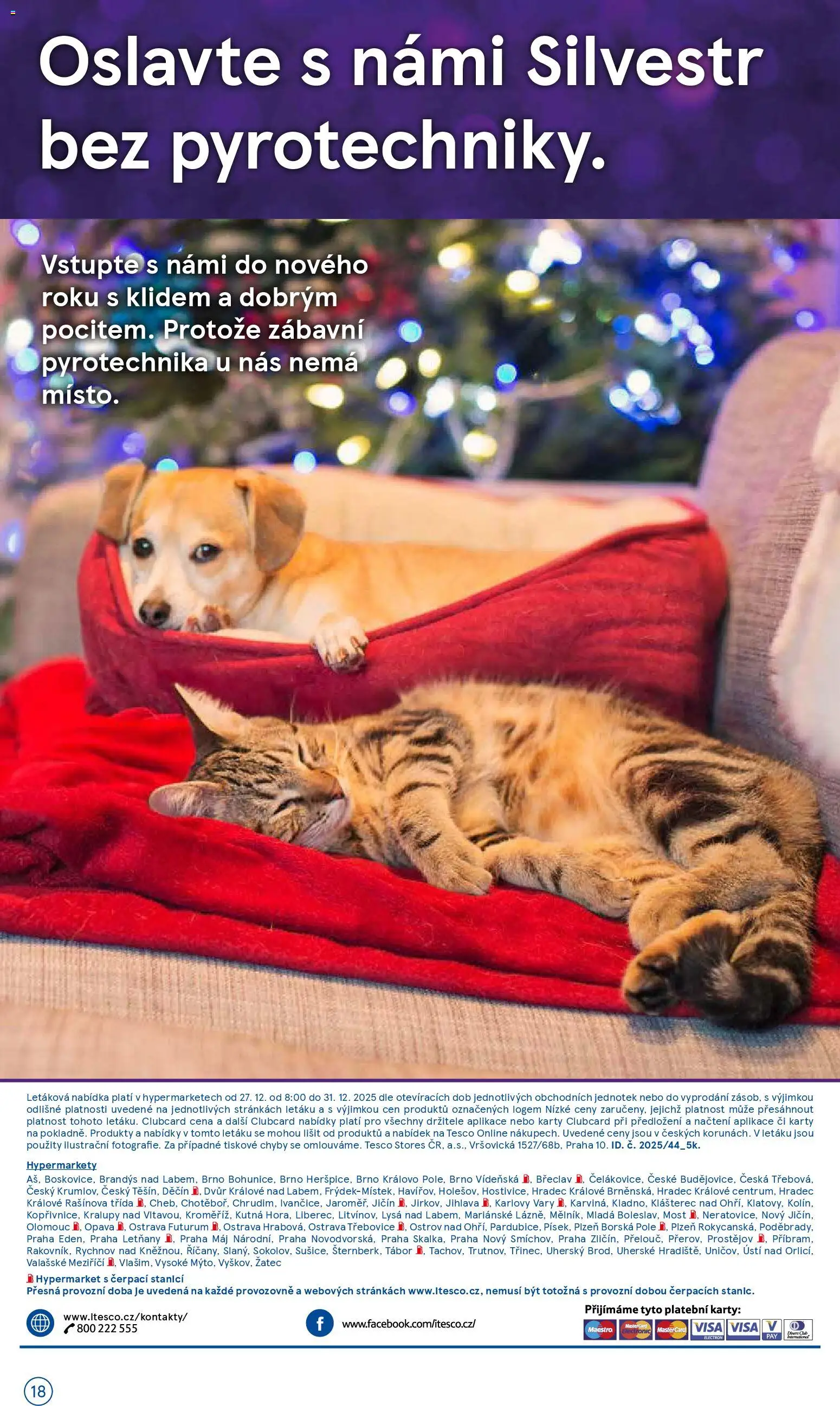 Tesco leták - Hypermarket od 27.12.2025 | Strana: 18 | Produkty: Pyrotechnika, Karty