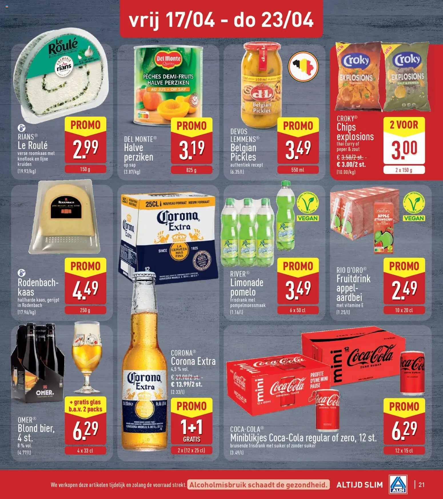 {H1} | Pagina: 21 | Producten: Sap, Peper, Appel, Perziken