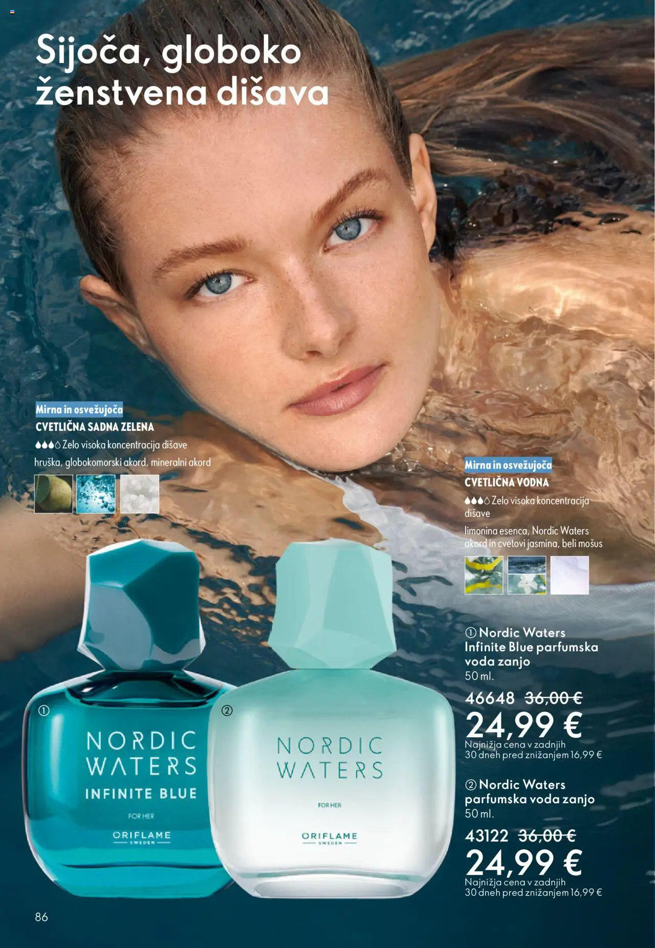 Novi Oriflame katalog ponudbe – veljaven od 14.09.2025 | Stran: 86 | Izdelki: Disava, Voda, Zelena, Parfumska voda