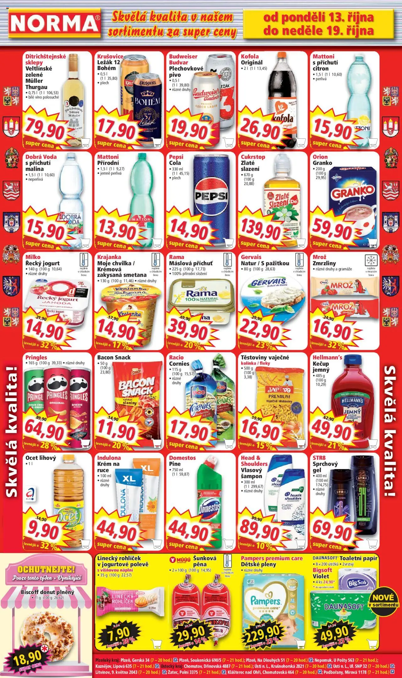 Norma leták od 13.10.2025 | Strana: 6 | Produkty: Dobrá voda, Voda, Pepsi, Hellmann's