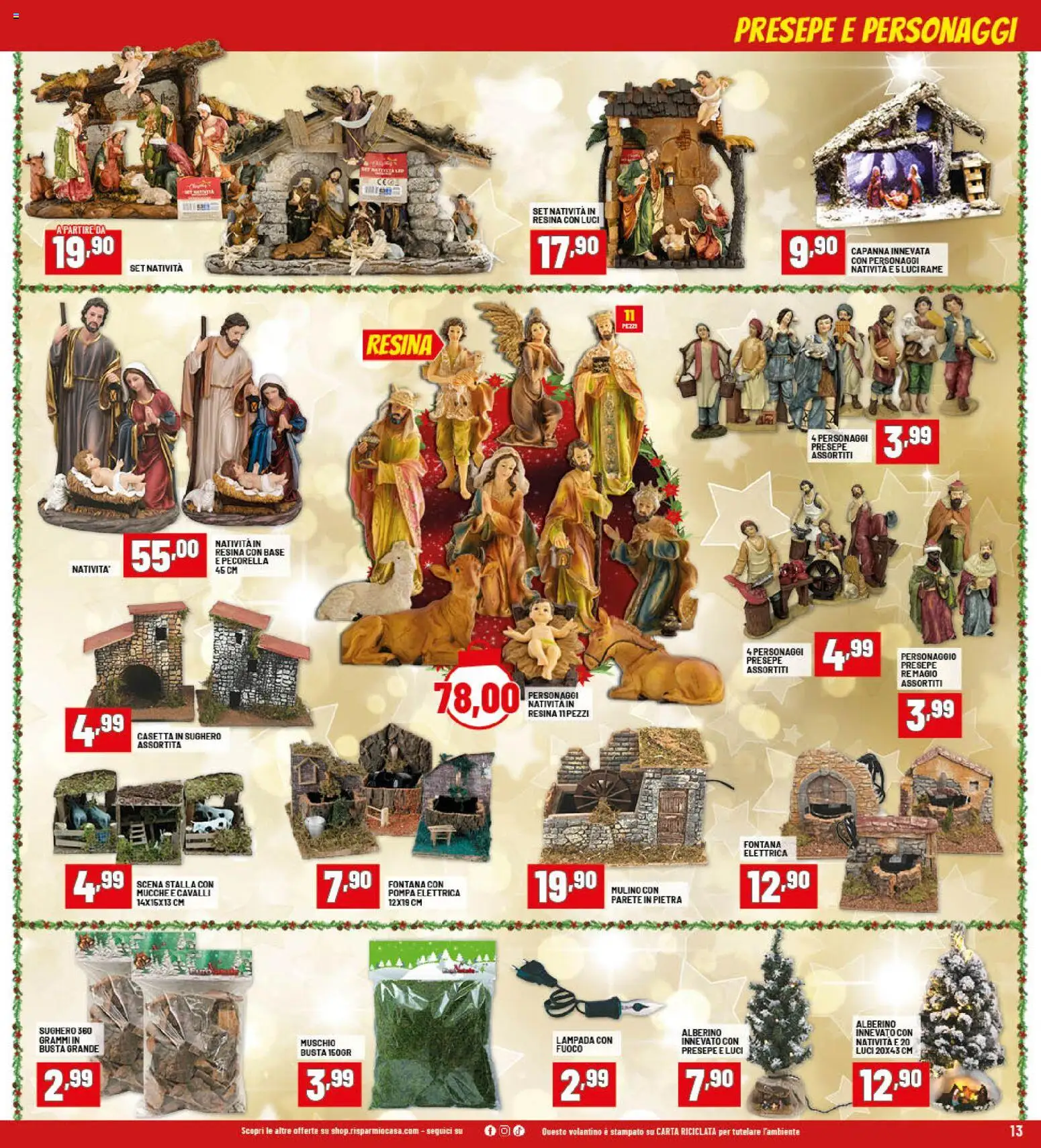 Volantino RisparmioCasa del 26.11.2025 | Pagina: 13 | Prodotti: Lampada