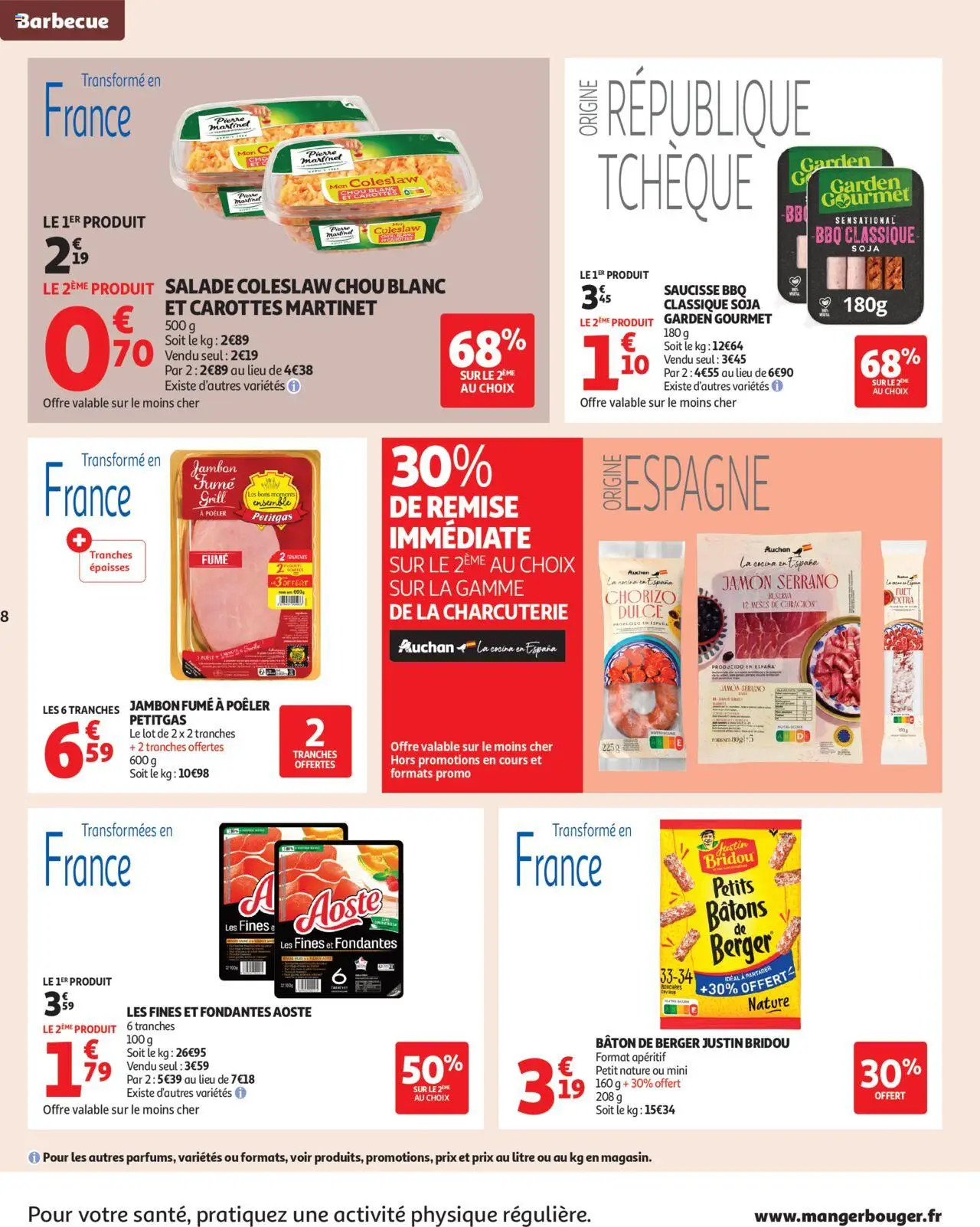  | Page: 8 | Produits: Salade, Carottes, Chorizo, Saucisse