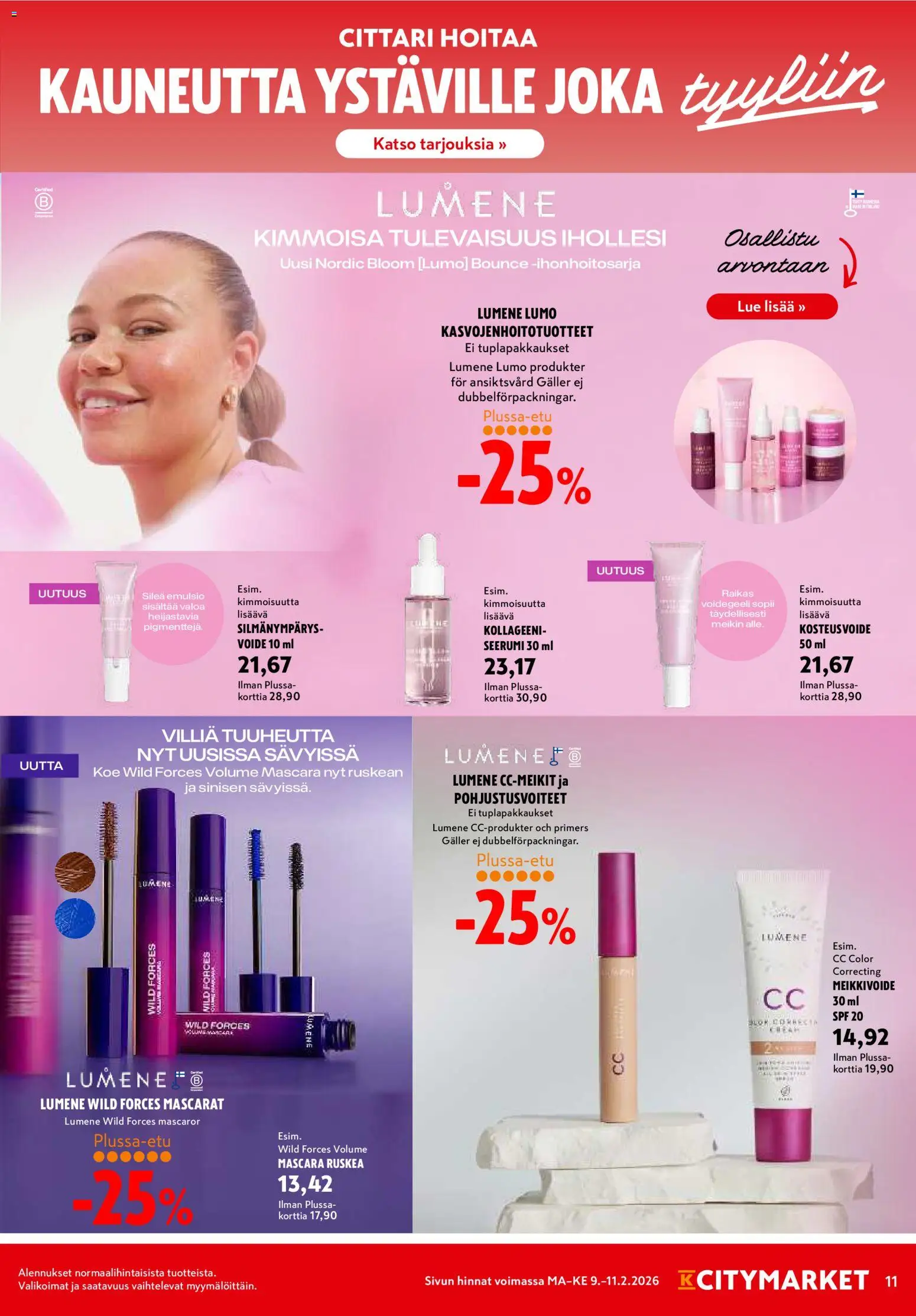 K-Citymarket tarjoukset – voimassa 09.02.2026 alkaen | Sivu: 11