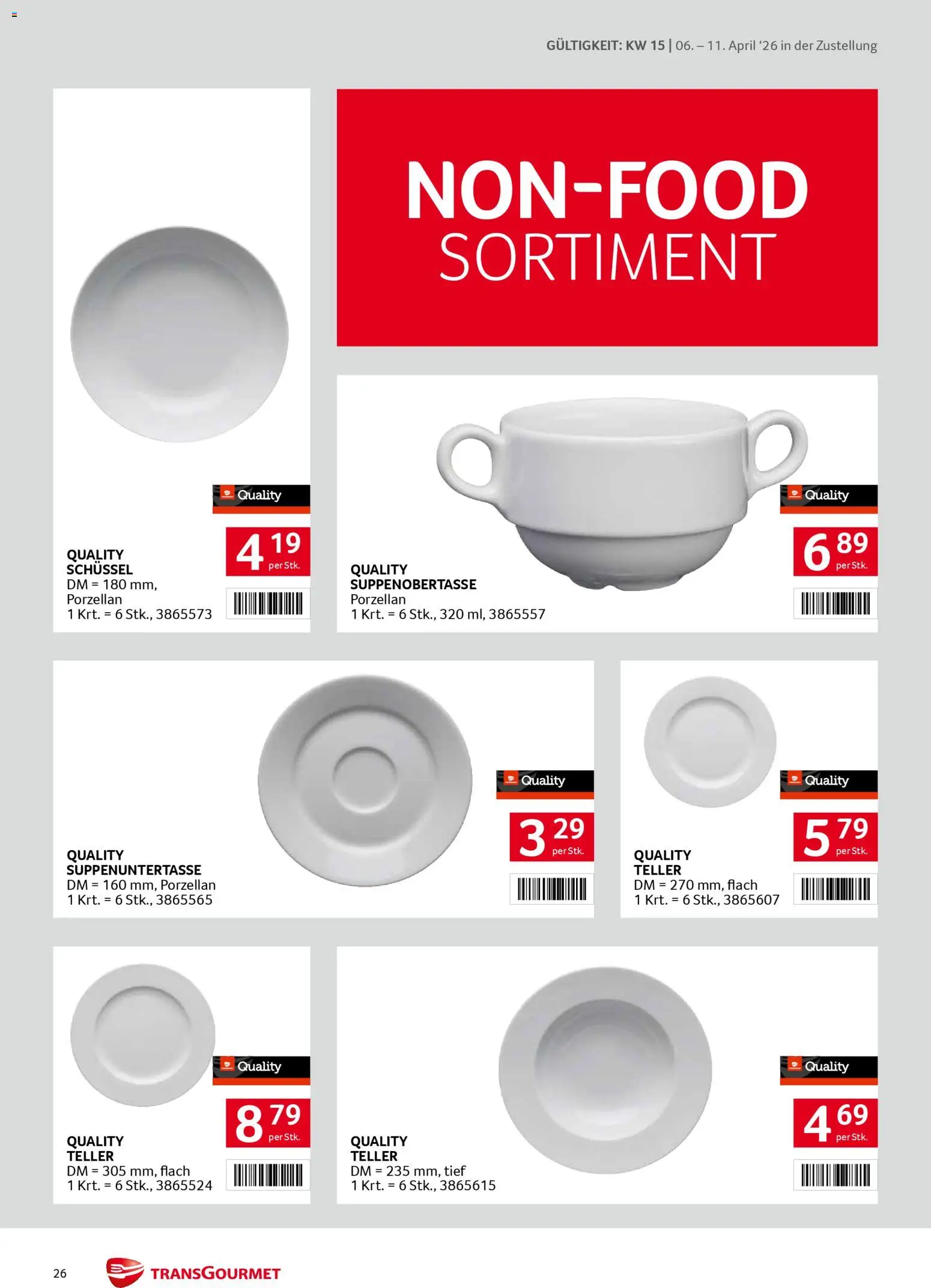 Transgourmet Zustellaktion gültig ab 06.04.2026 | Seite: 26