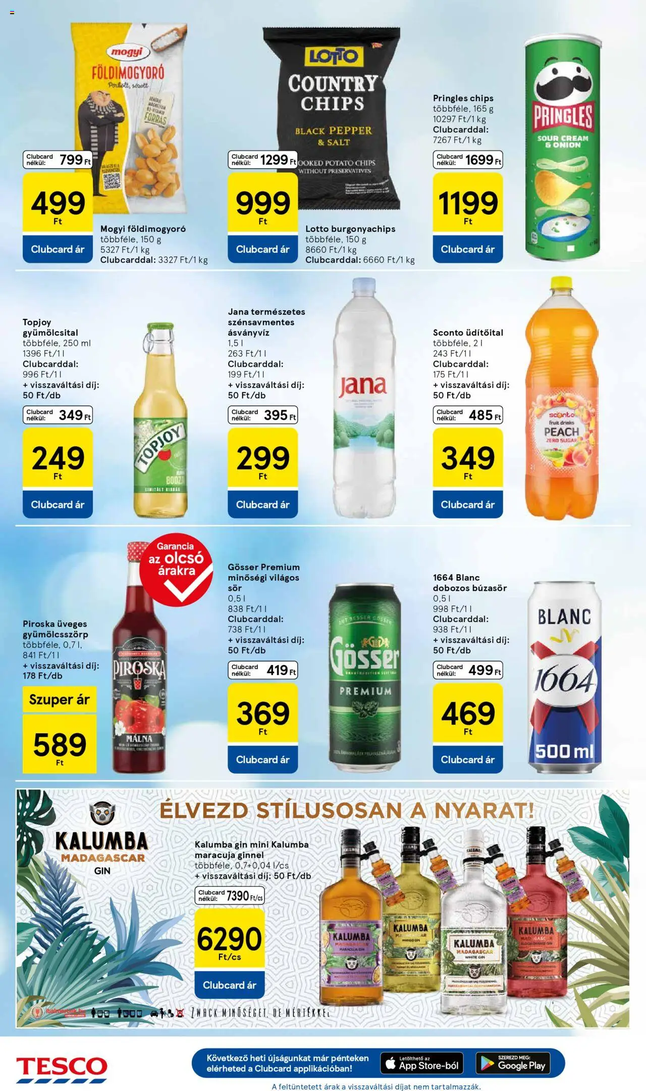 Tesco akciós ujság - amely érvényes a következő dátumtól: 03.07.2025 | Oldal: 24 | Termékek: Málna, Chips, Gösser, Földimogyoró
