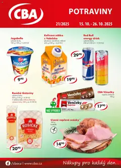 Náhled letáku CBA leták od 15.10.2025