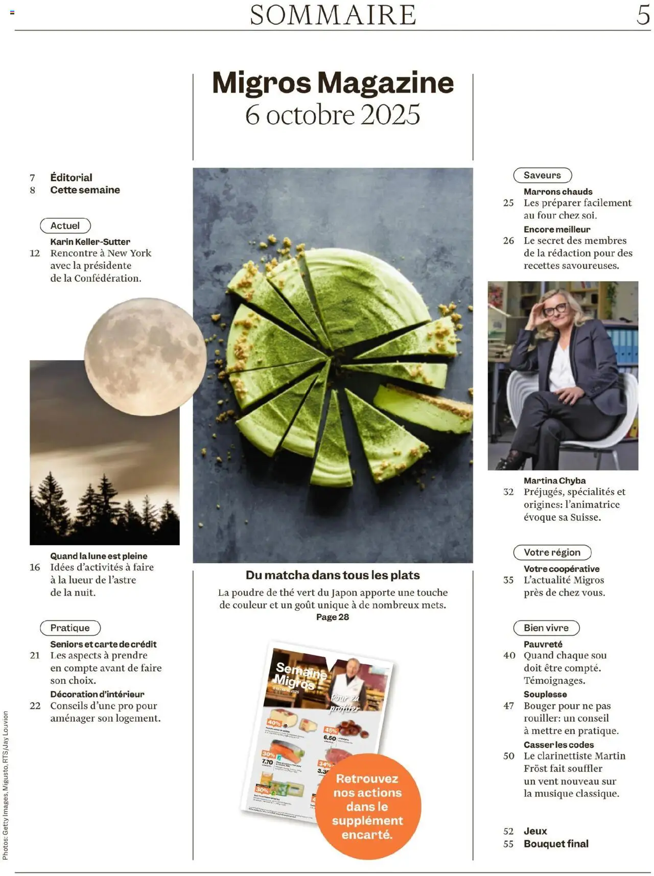 Migros Magazin FR – gültig ab 06.10.2025 | Seite: 5 | Produkte: Champignons