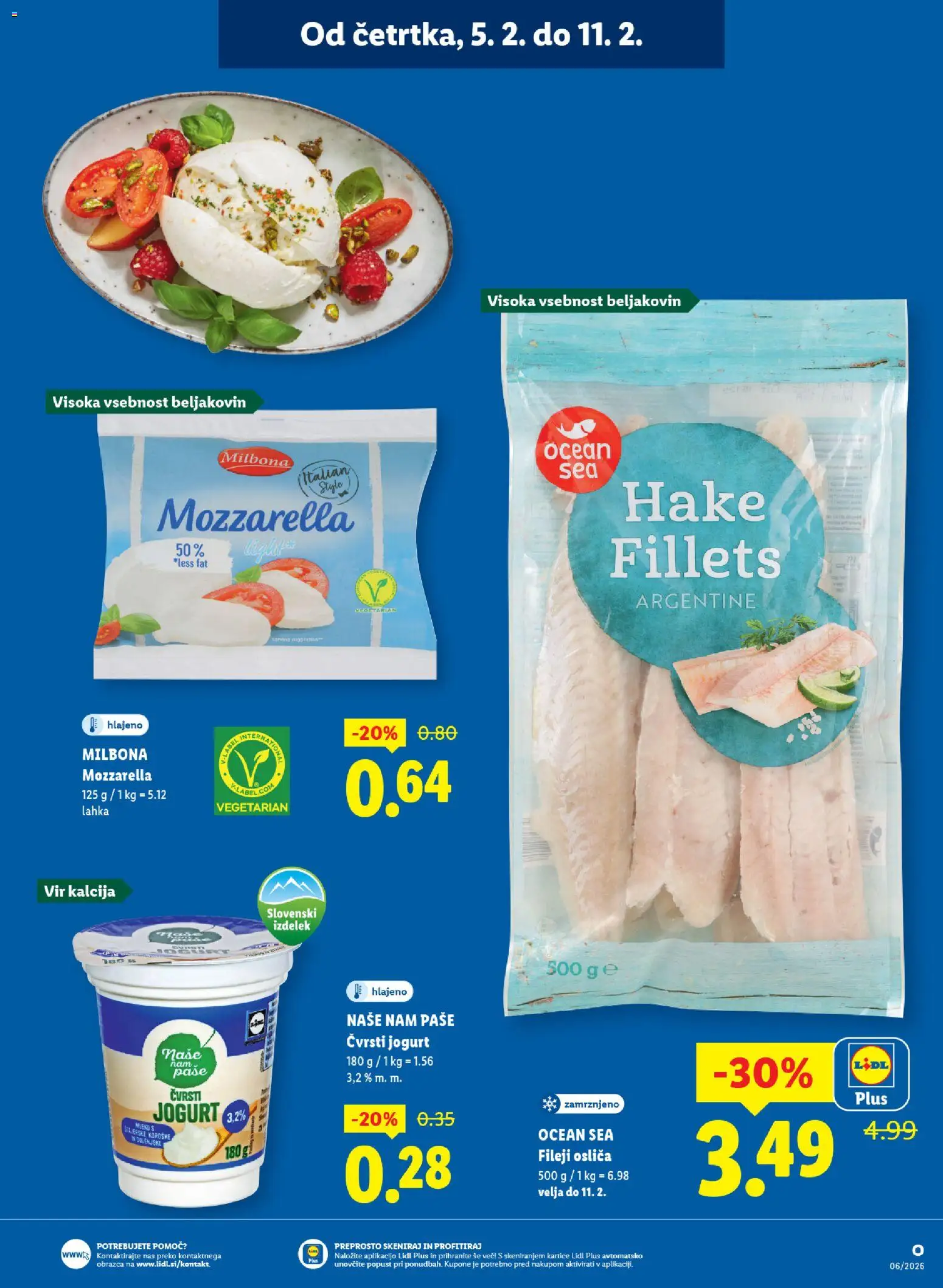 Novi Lidl katalog ponudbe – veljaven od 05.02.2026 | Stran: 13 | Izdelki: Mleko, Jogurt