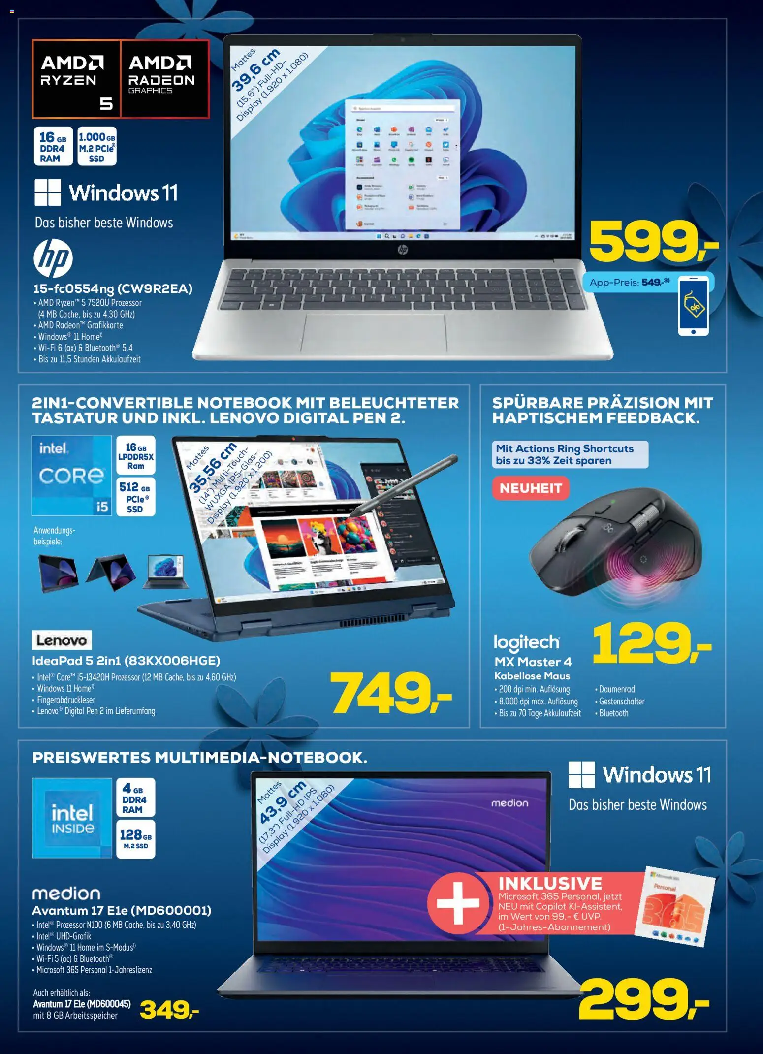 Euronics  Aktueller Prospekt – gültig ab 18.02.2026 | Seite: 6 | Produkte: Lenovo, Notebook, Maus, Tastatur