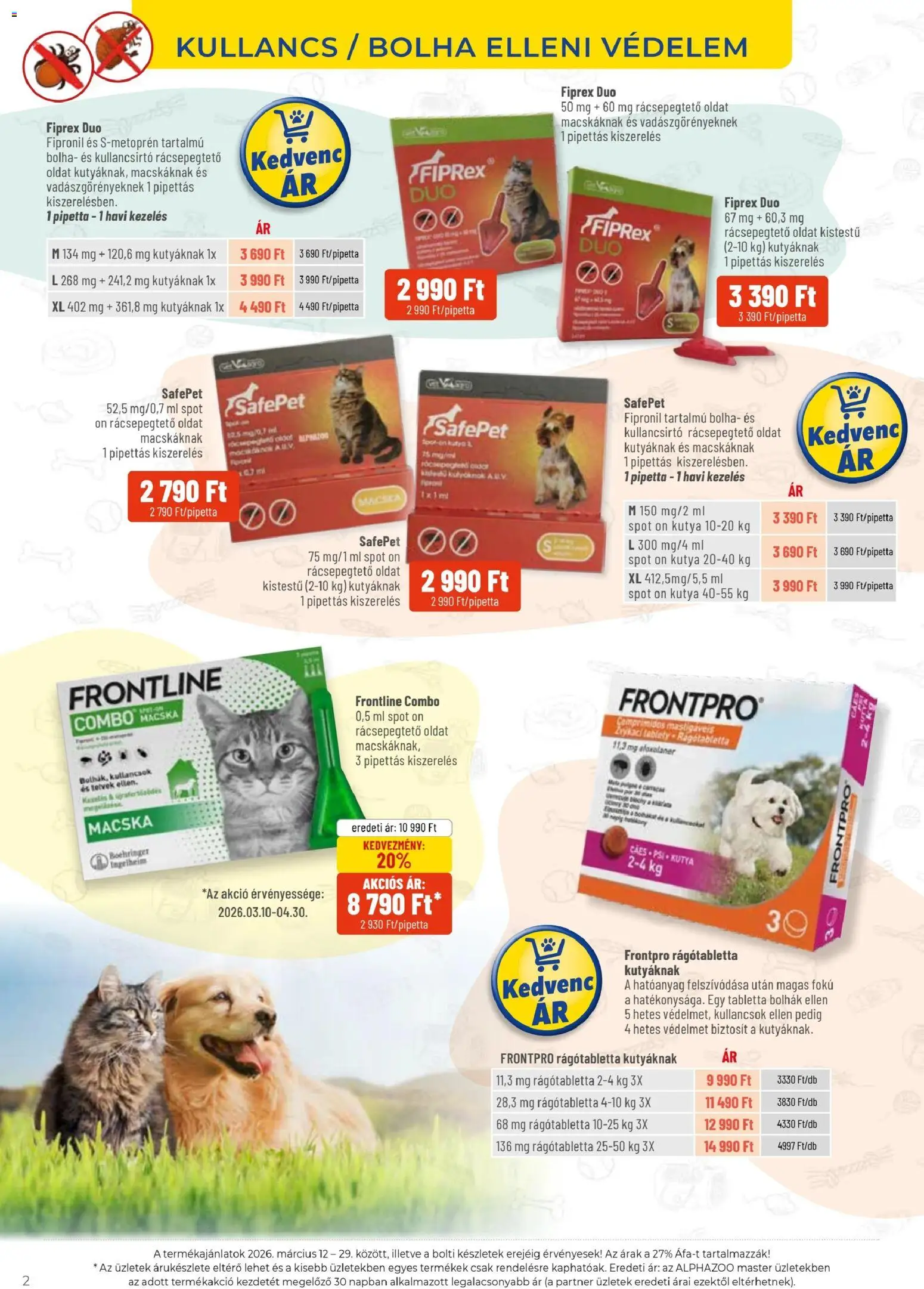 AlphaZoo akciós ujság - amely érvényes a következő dátumtól: 12.03.2026 | Oldal: 2 | Termékek: Cider