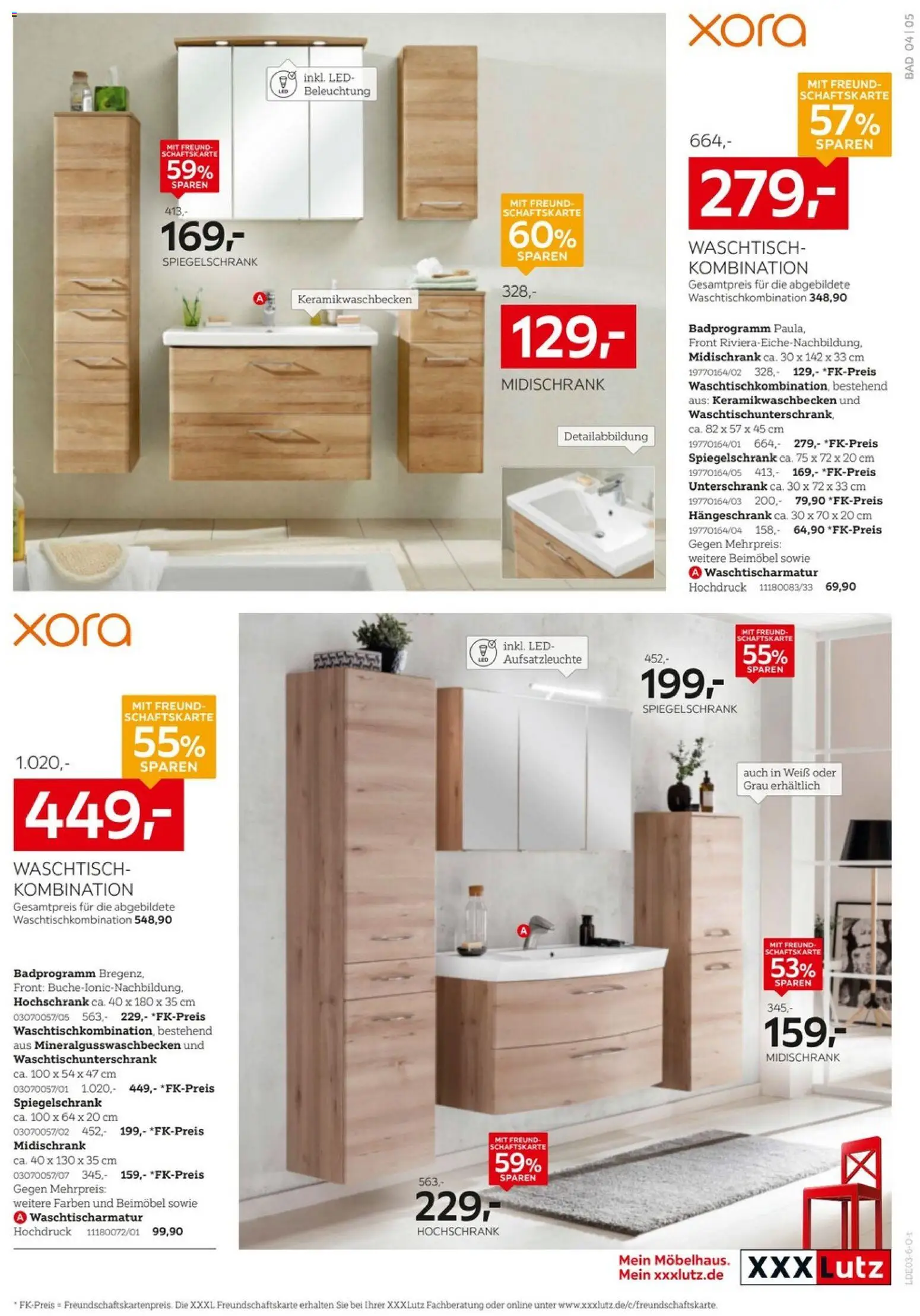 XXXL Lutz Badzimmertesterinnen und -tester gesucht – gültig ab 08.03.2026 | Seite: 5 | Produkte: Spiegelschrank, Hängeschrank, Unterschrank, Midischrank