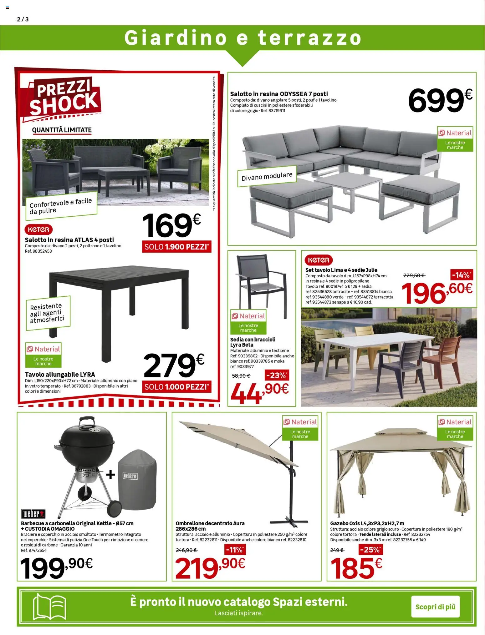 Volantino Leroy Merlin del 08.04.2026 | Pagina: 2 | Prodotti: Lima, Barbecue, Termometro, Divano